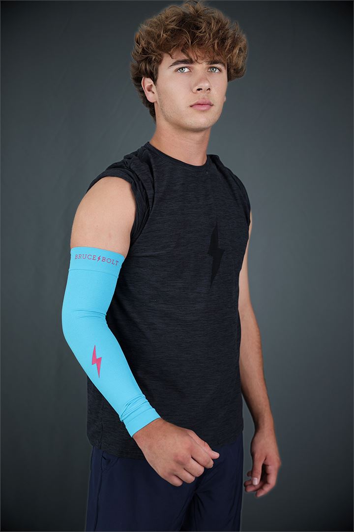Bruce Bolt Compression Arm Sleeve for Baseball - Enhanced Performance & Recovery