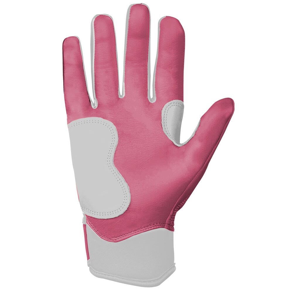 Bruce Bolt Premium Pro Short Cuff Batting Gloves - Dusty Pink