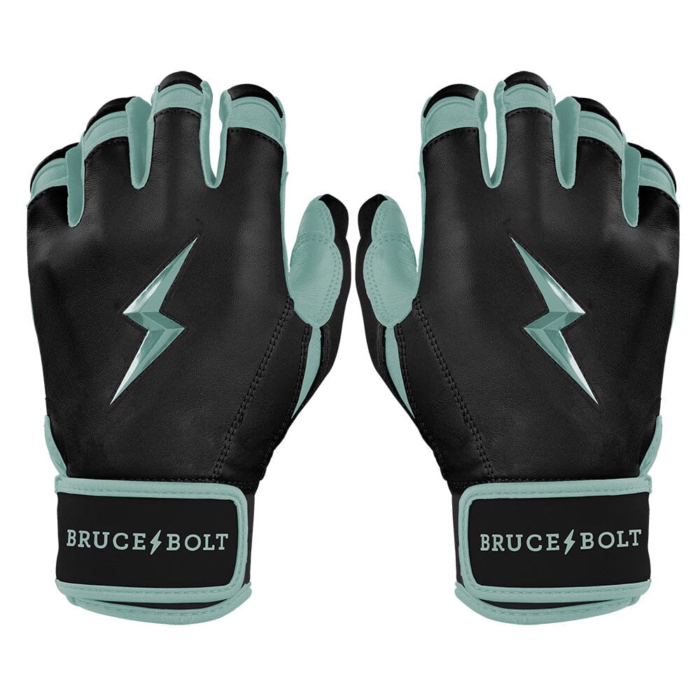 Premium Pro Bader Series Black Baseball Batting Gloves – Short Cuff