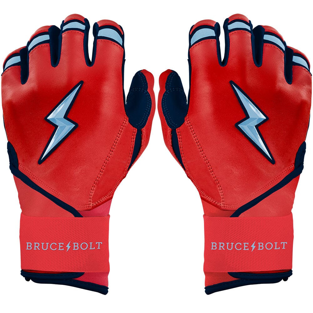 Bruce Bolt Premium Pro Nootbaar Series Red Batting Gloves