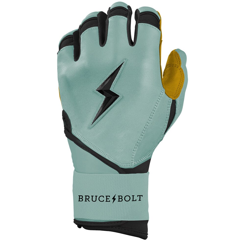 Bruce Bolt Patriot Series Long Cuff Batting Gloves - Liberty Green