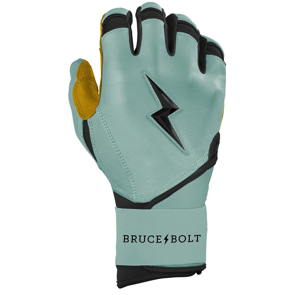 Bruce Bolt Patriot Series Long Cuff Batting Gloves - Liberty Green