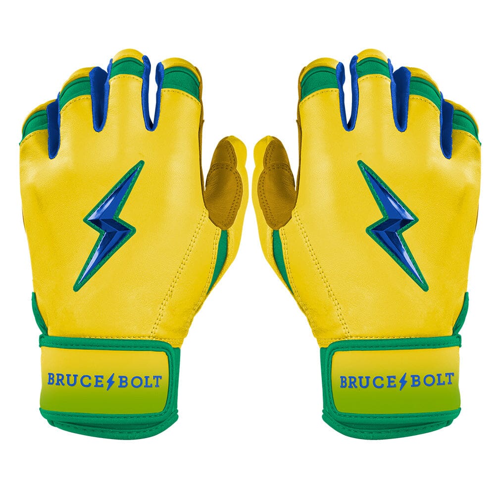 Bruce Bolt Coach RAC Limited Edition Batting Gloves - Yellow