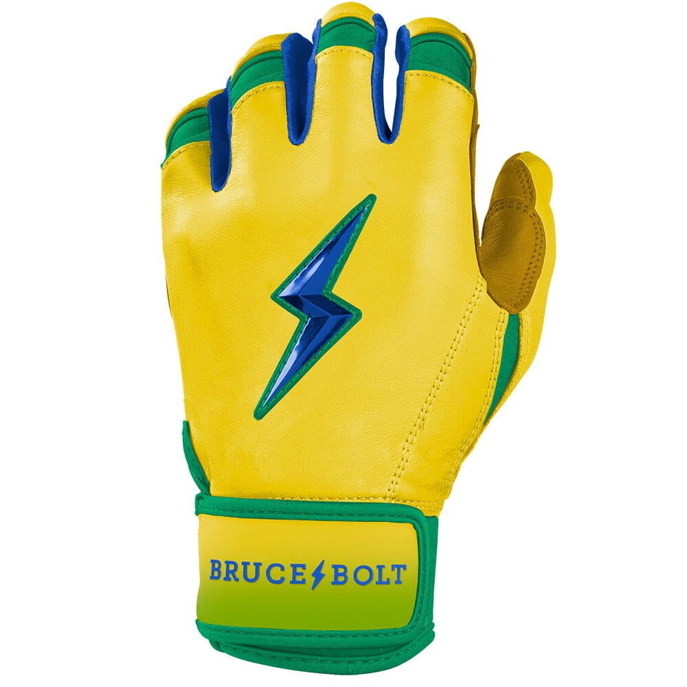 Bruce Bolt Coach RAC Limited Edition Batting Gloves - Yellow - Premium ...