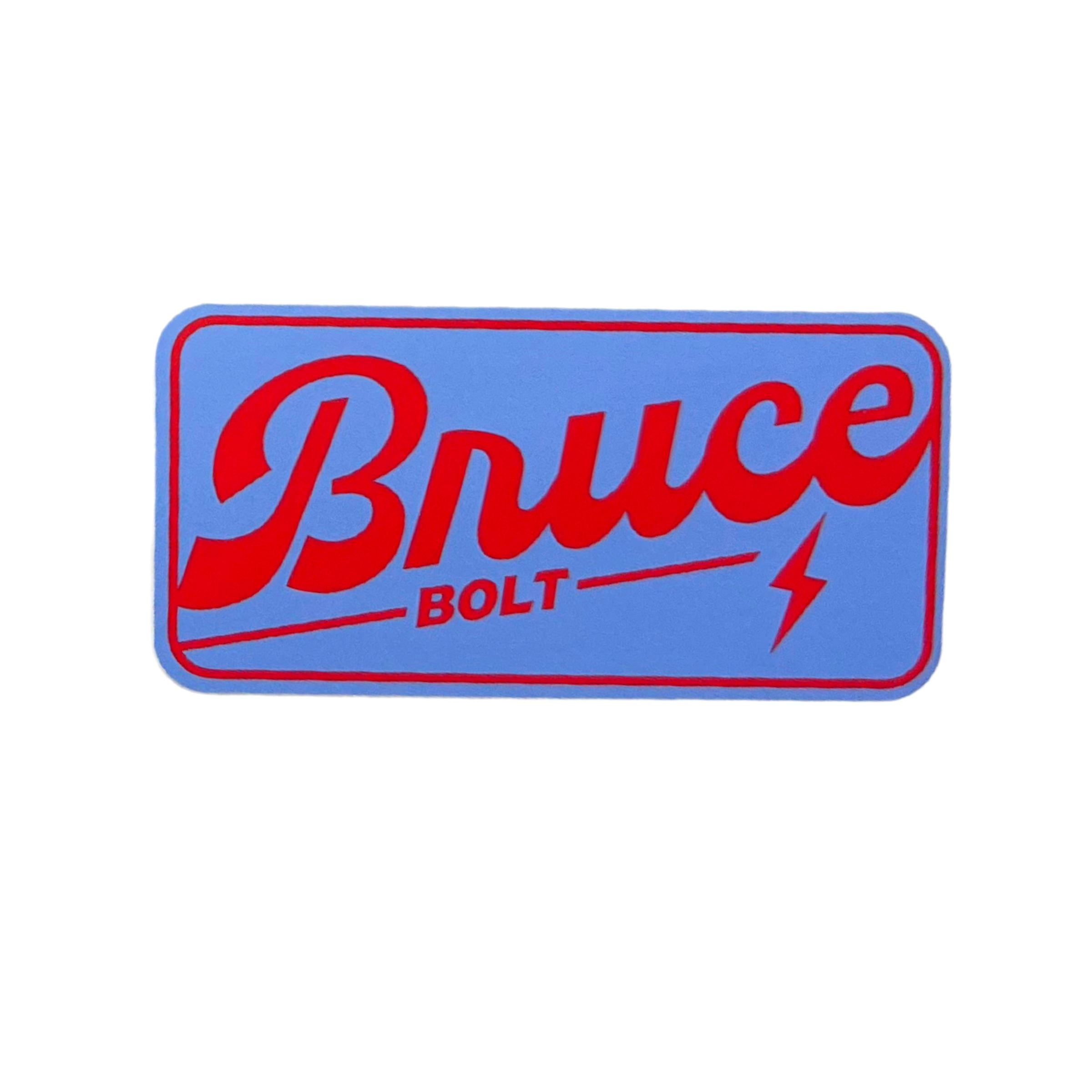 BRUCE BOLT Baseball Sticker Pack - 5 Waterproof Vinyl Decals