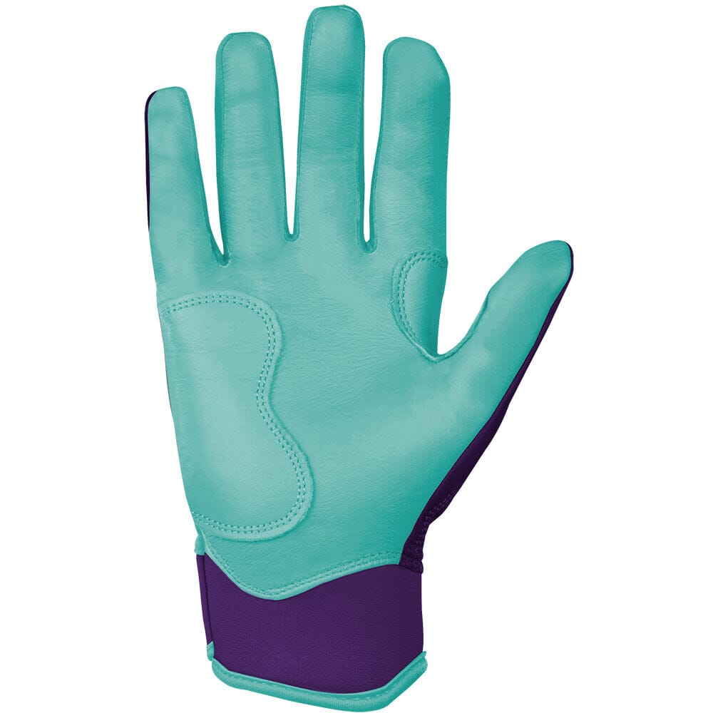 Bruce Bolt Marte Purple Short Cuff Batting Gloves - Cabretta Leather