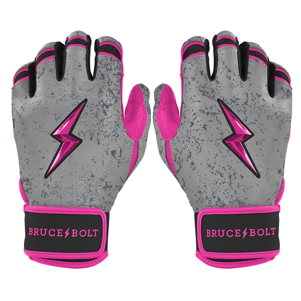 Bruce Bolt Premium Pro Short Cuff Batting Gloves – Cabretta Leather