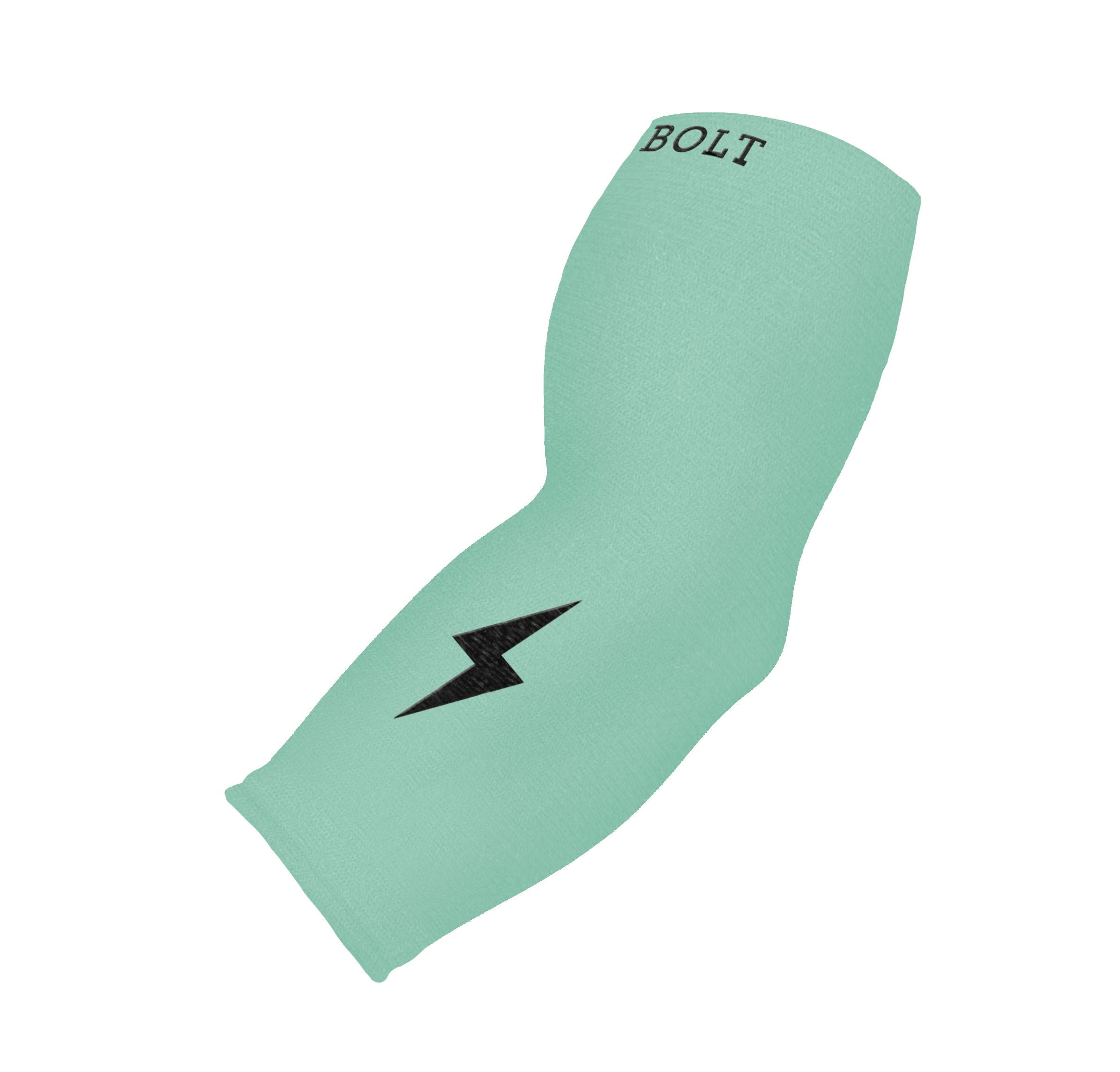 Bruce Bolt 3/4 Compression Arm Sleeve for Baseball - Mint Green