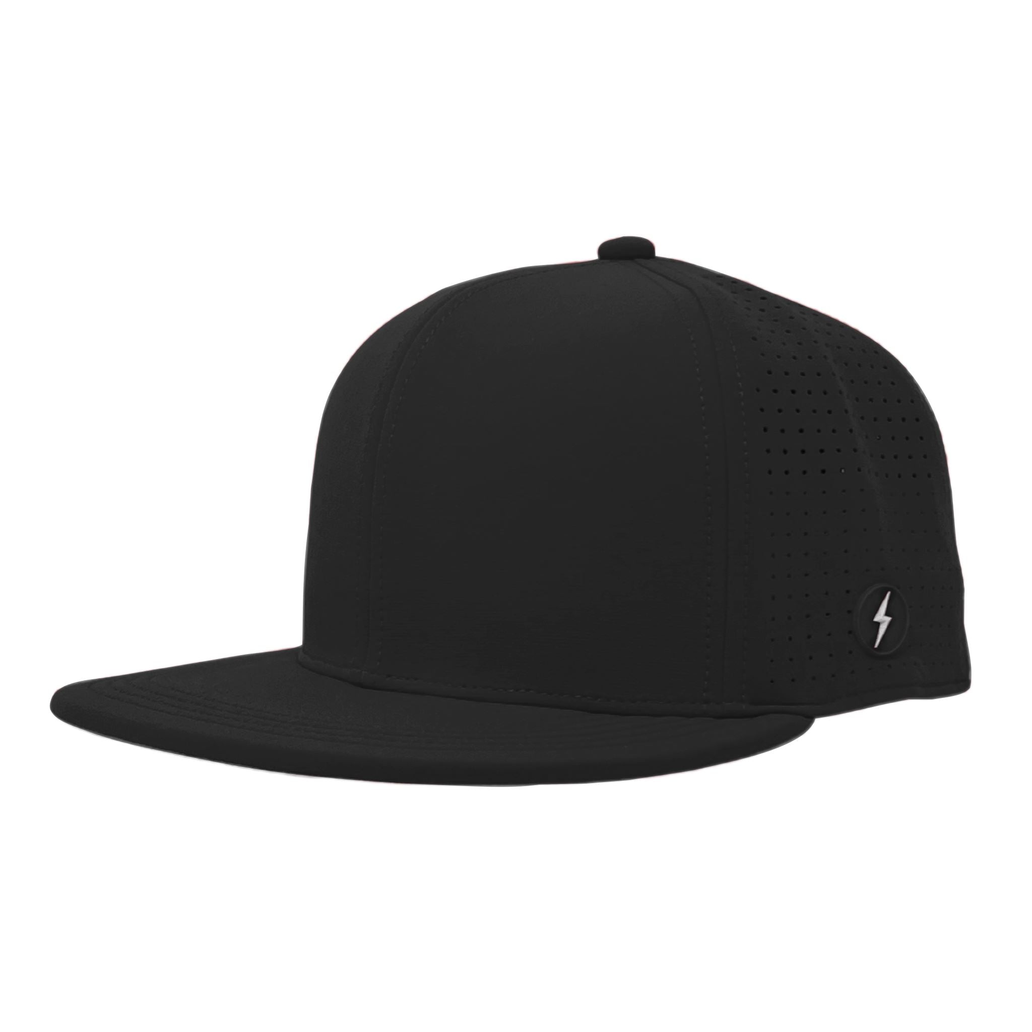 Bruce Bolt Smart Fit Performance Baseball Cap - Stretch Fit, Breathable Black Hat