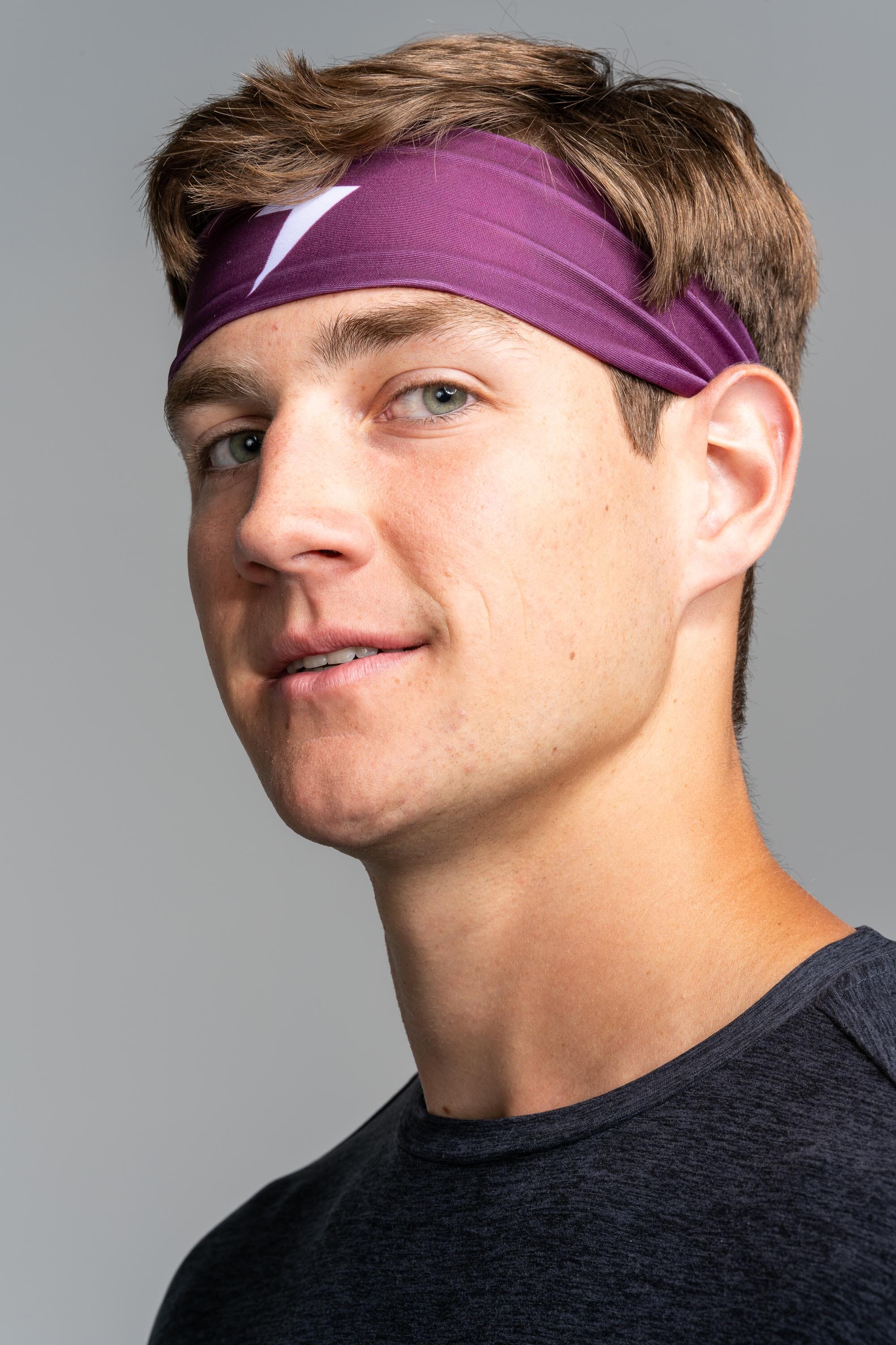 Bruce Bolt Maroon Performance Headband for Sports & Workouts