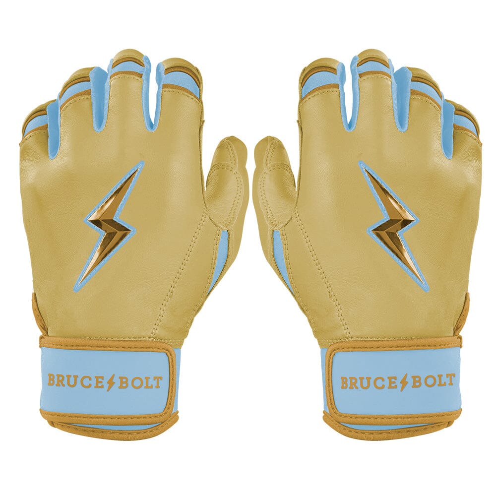 Bruce Bolt Bryce Rainer Ivory Short Cuff Batting Gloves – Cabretta Leather