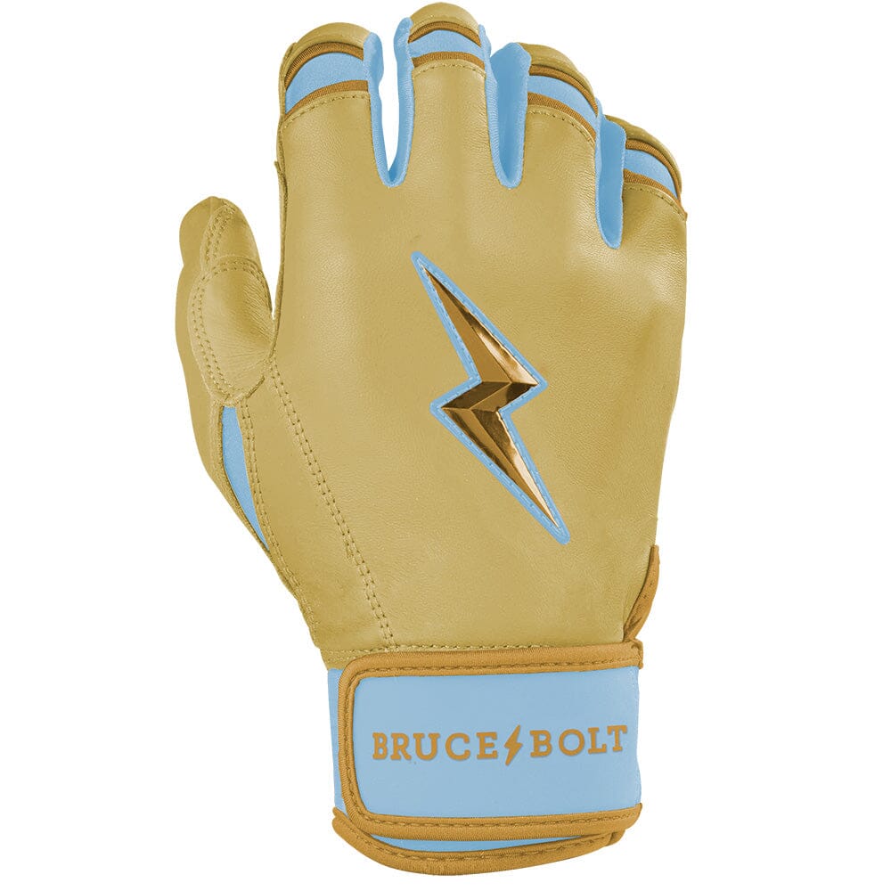 Bruce Bolt Bryce Rainer Ivory Short Cuff Batting Gloves – Cabretta Leather