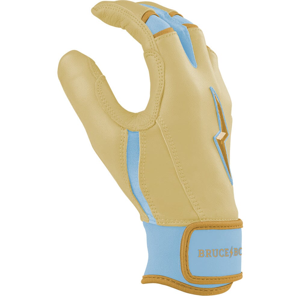 Bruce Bolt Bryce Rainer Ivory Short Cuff Batting Gloves – Cabretta Leather