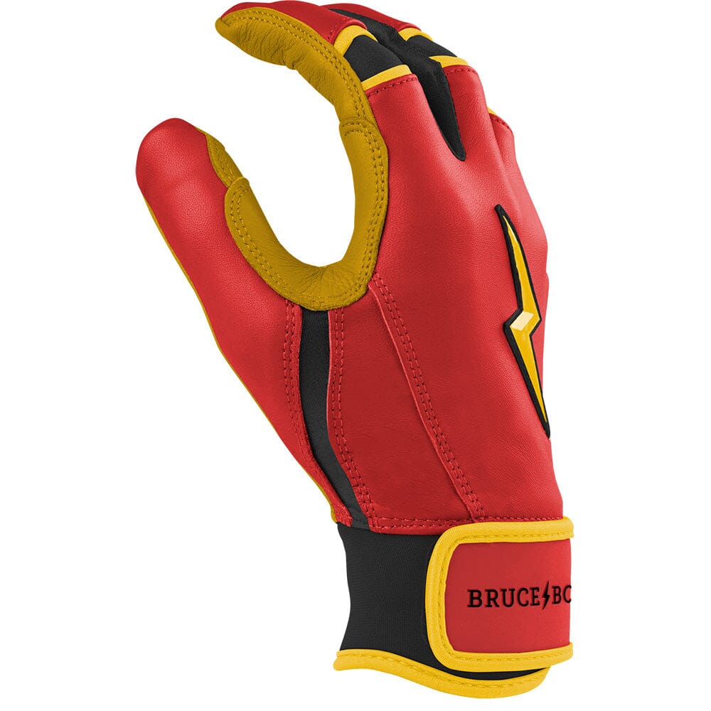 Bruce Bolt Konnor Griffin Limited Edition Red Baseball Batting Gloves