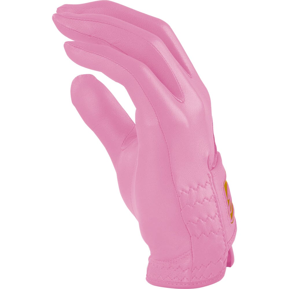 Bruce Bolt Premium Cabretta Leather Golf Gloves (2-Pack, Left Hand) - Pink