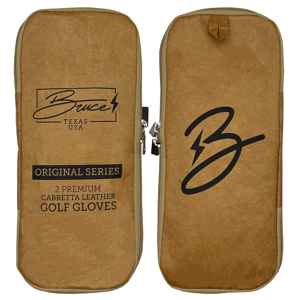 Bruce Bolt Premium Cabretta Leather Golf Gloves (2-Pack, Left Hand) - Pink