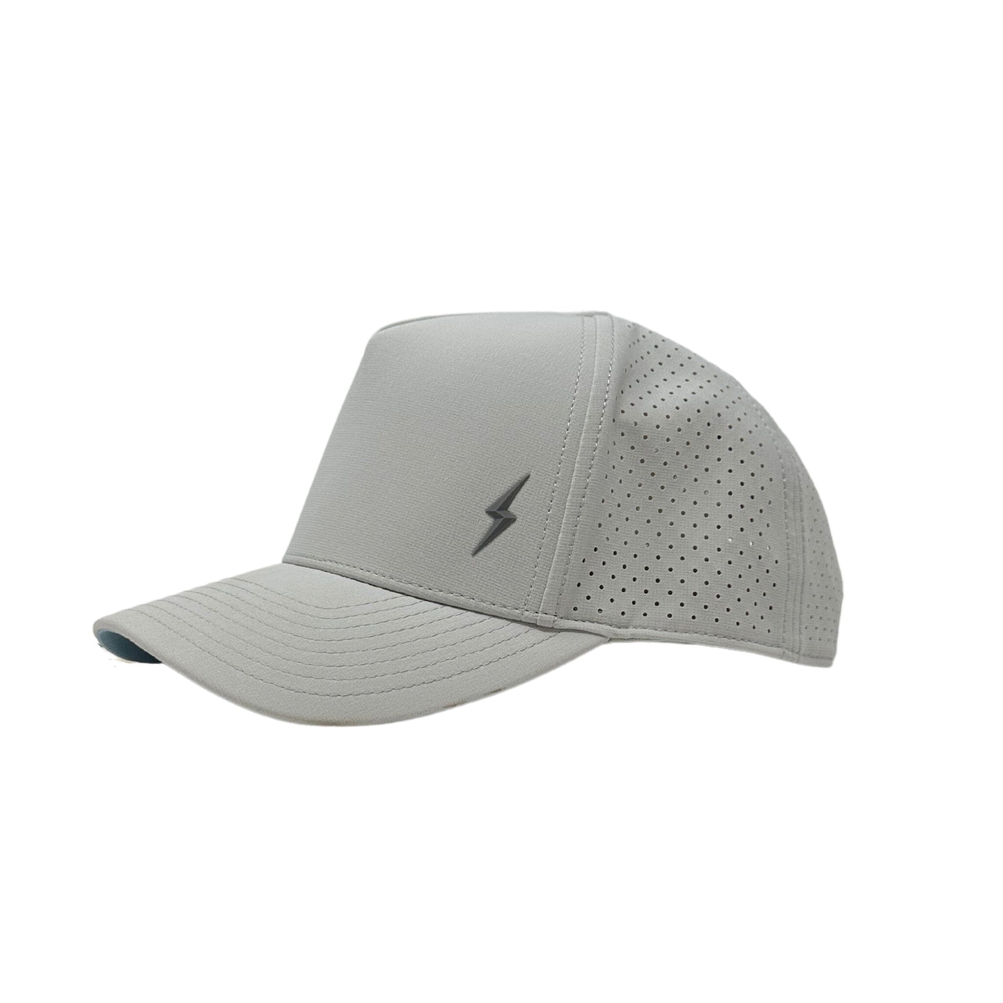 BRUCE BOLT Grey Performance Snapback Hat - Water-Resistant & Breathable