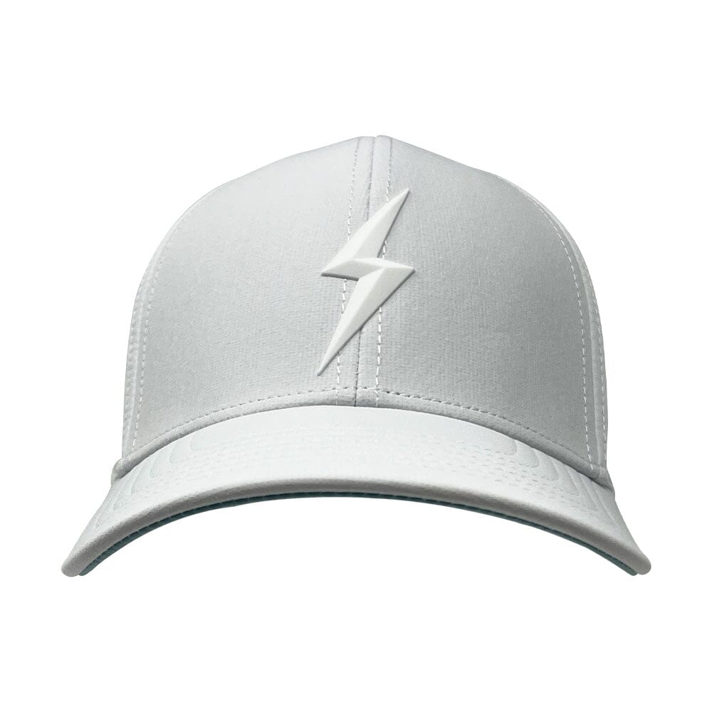 Bruce Bolt Classic 6-Panel Performance Cap - White