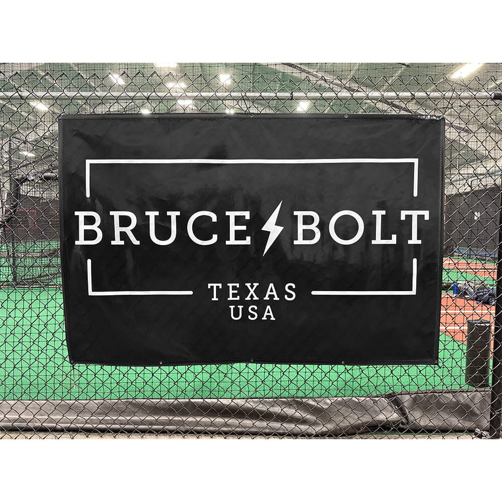 Bruce Bolt 4x6 Vinyl Fence Banner - Durable Outdoor Sign