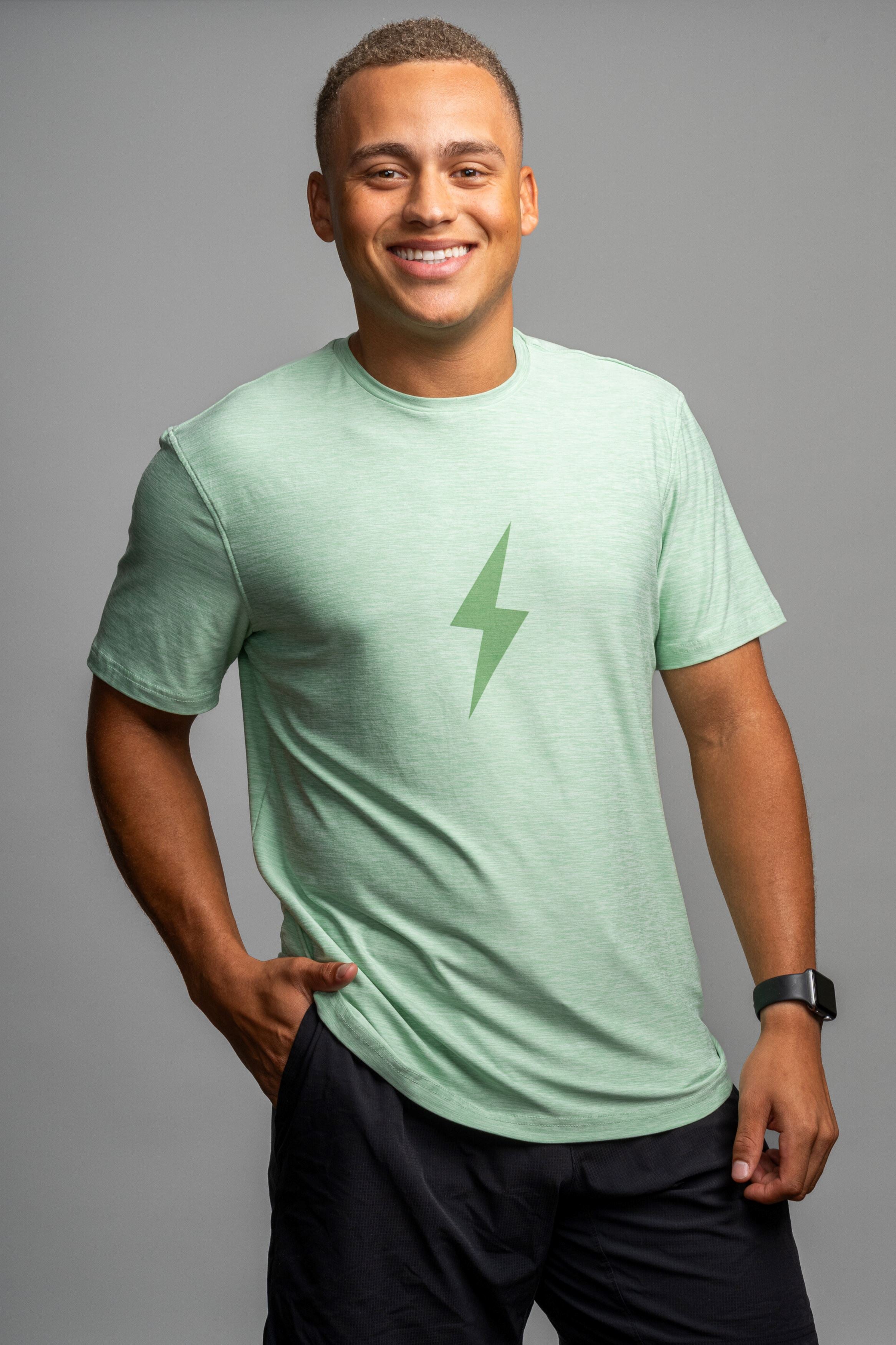 Bruce Bolt SuperSoft Mint T-Shirt for Men - Breathable & Stretchy