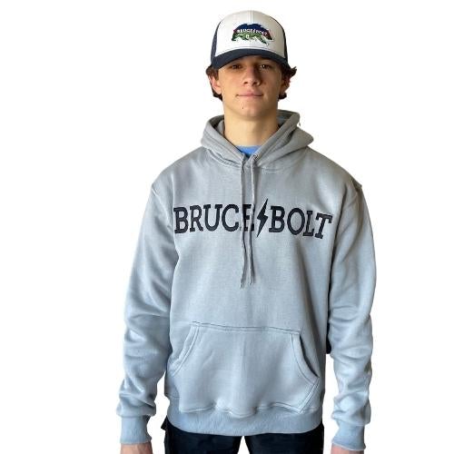 Bruce Bolt Hoodie - Soft Cotton Blend Pullover for Baseball & Casual Wear