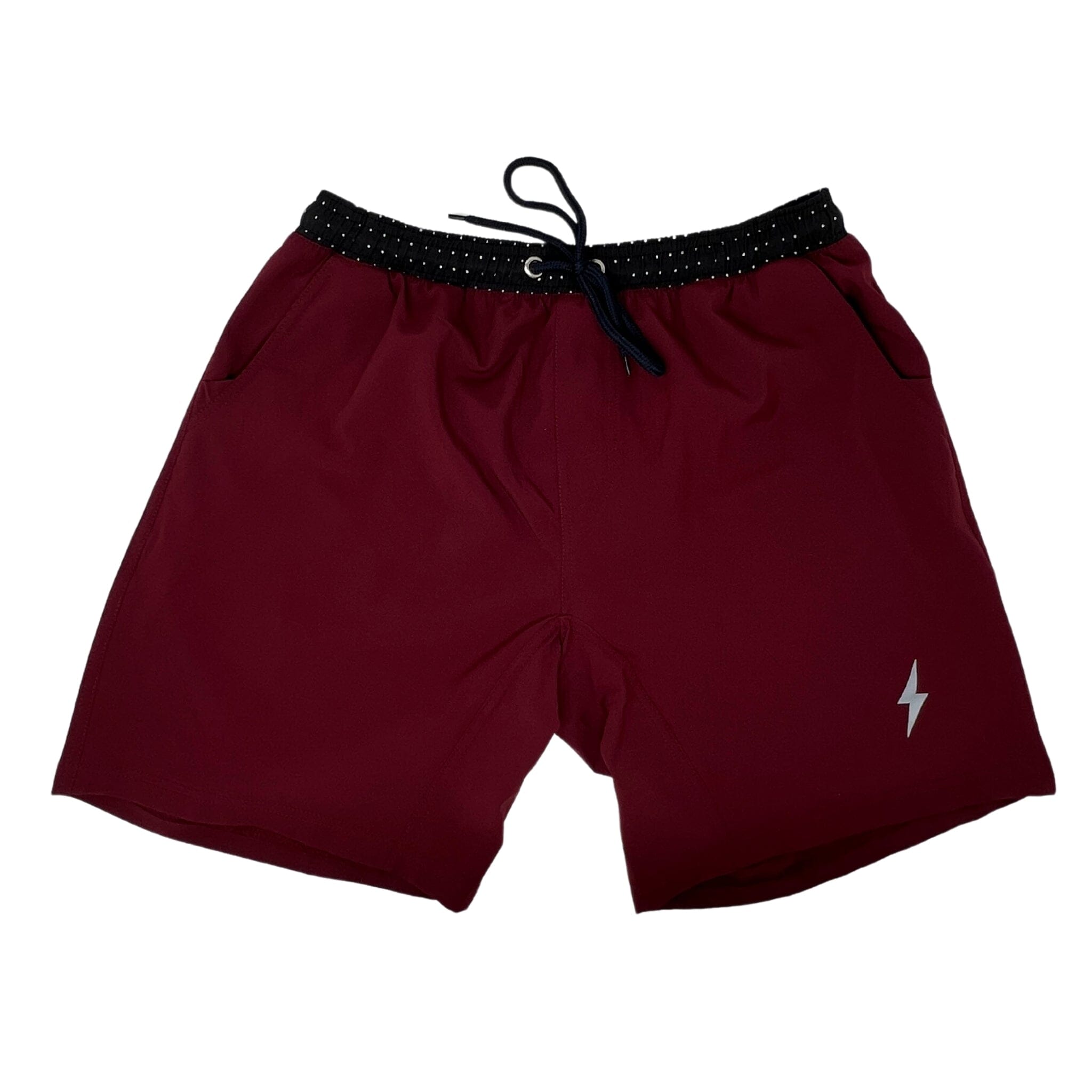 Bruce Bolt 5" Athletic Shorts with Built-in Liner - Maroon