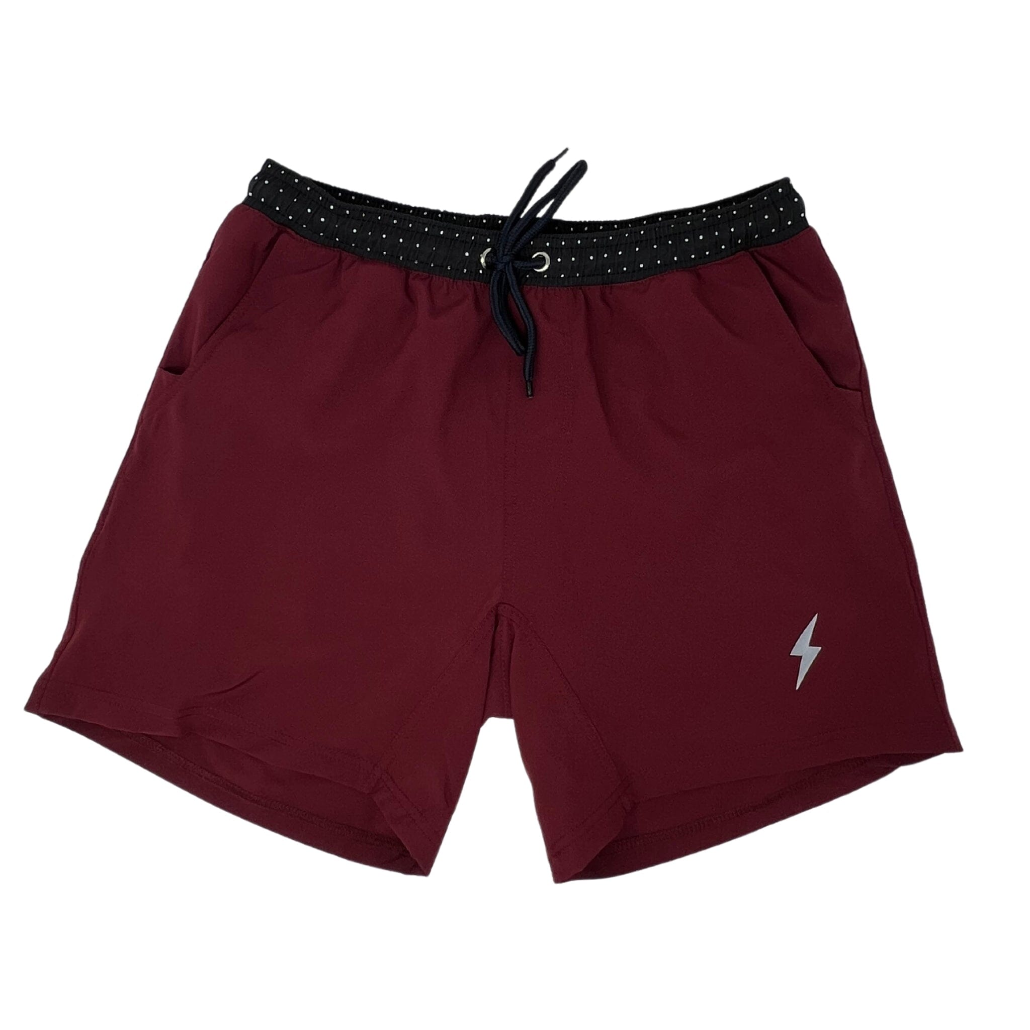 Bruce Bolt Men's 7-Inch Stretch Gym Shorts - Maroon