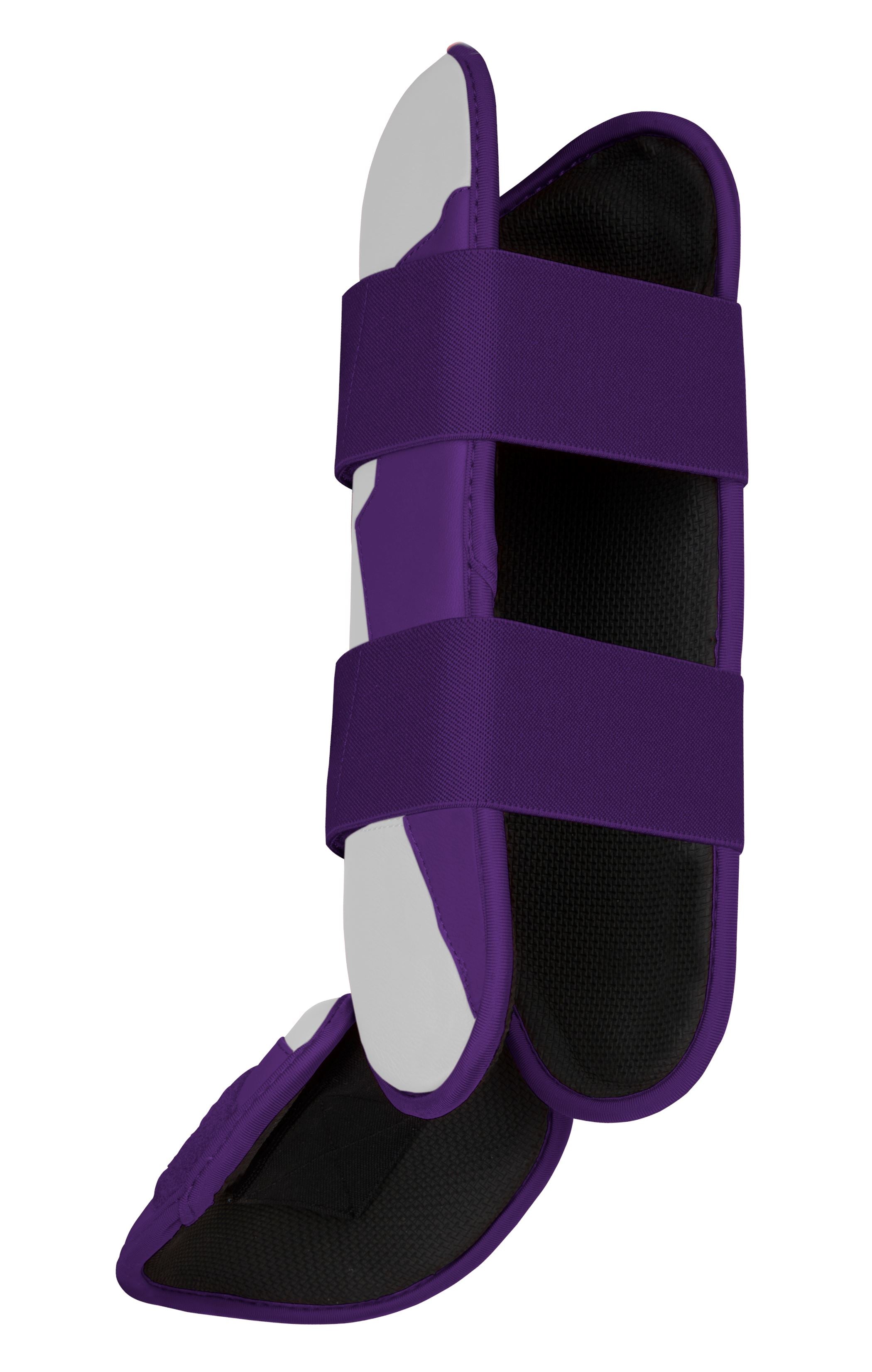 Bruce Bolt Premium Pro Baseball Leg Guard - Purple Sharkskin Protection