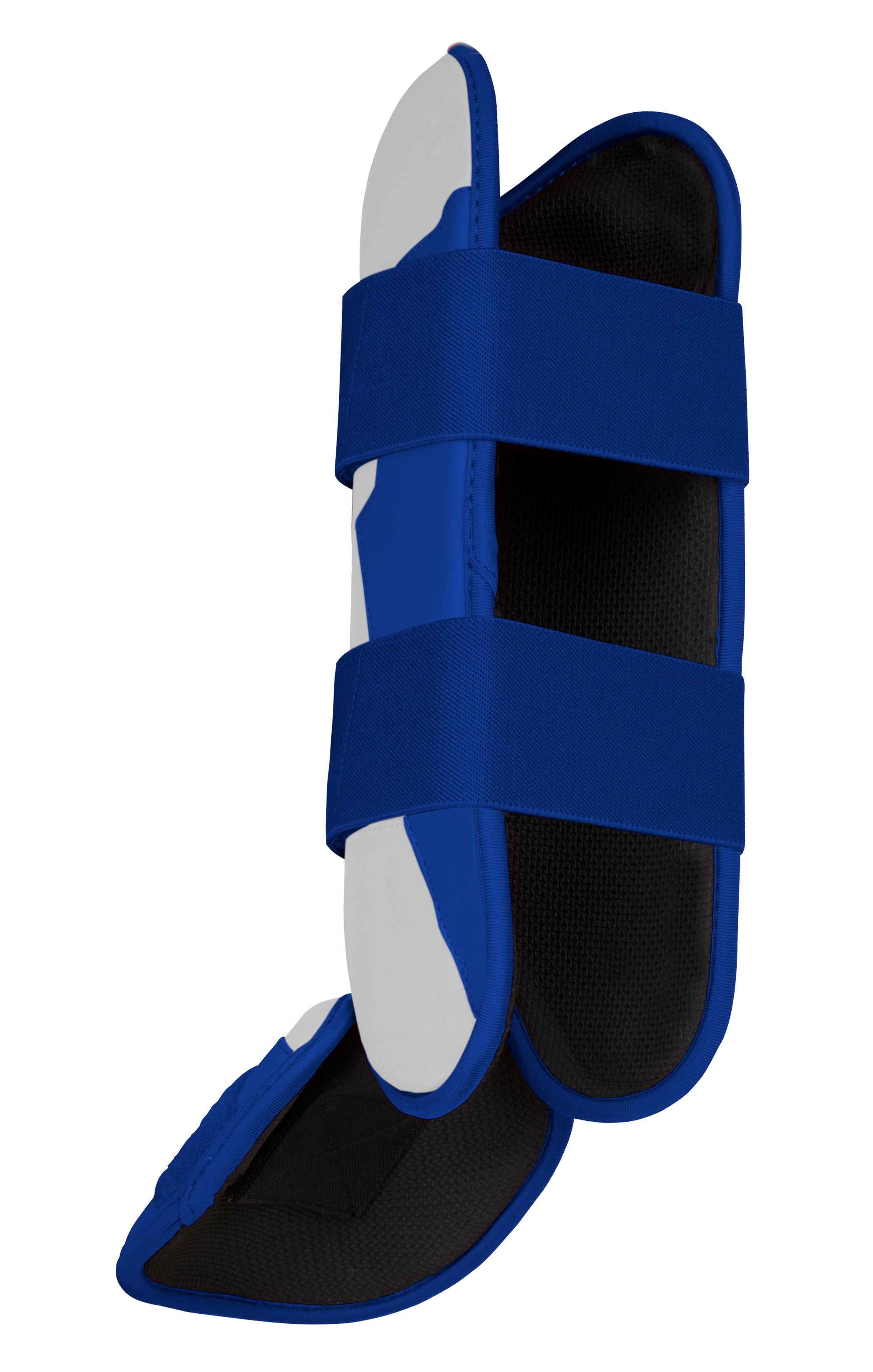Bruce Bolt Chrome Series Baseball Leg Guard - Royal Ambidextrous