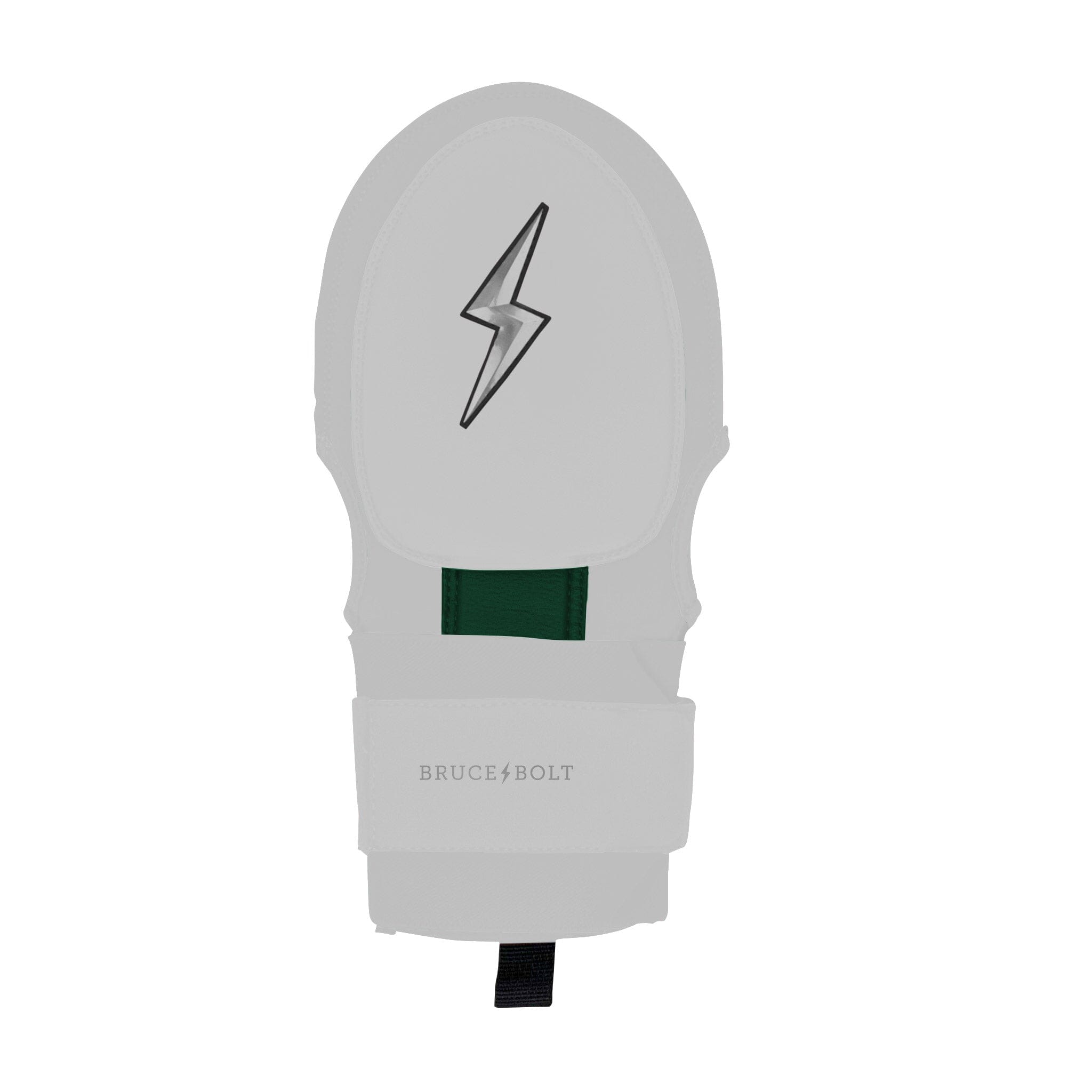 Bruce Bolt Pro Sliding Mitt - White with Non-Slip Palm & Wrist Support