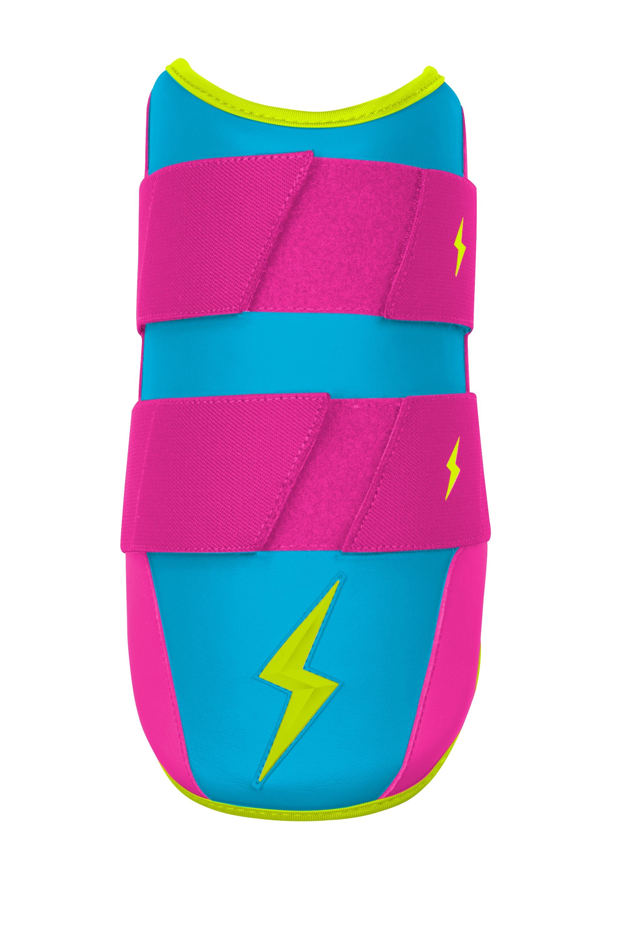 BRUCE BOLT Pro Elbow Guard - Caribbean Blue, Moldable Shell, Sharkskin Grip