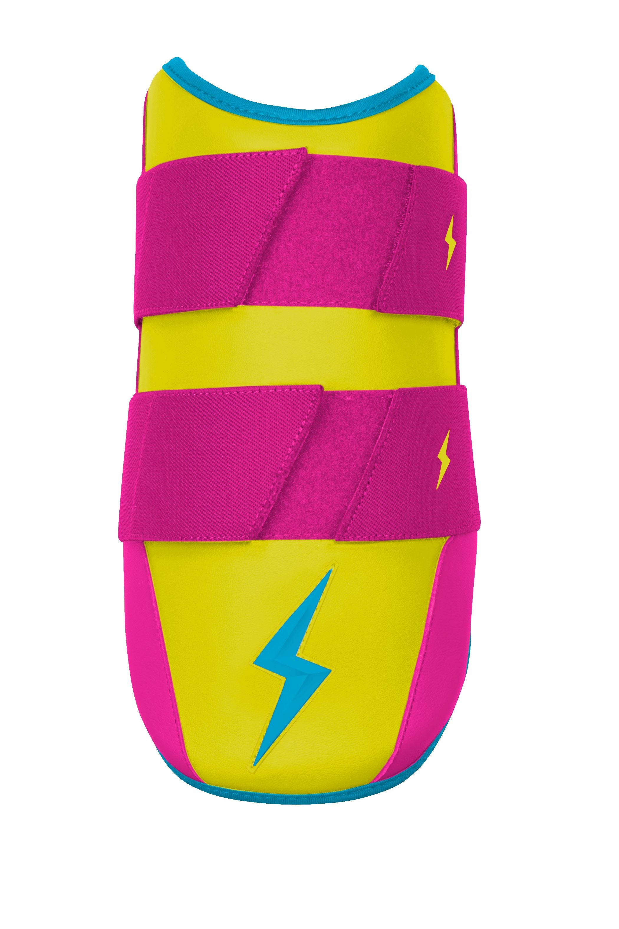 BRUCE BOLT Baseball Elbow Guard - Moldable Shell, Caribbean Yellow