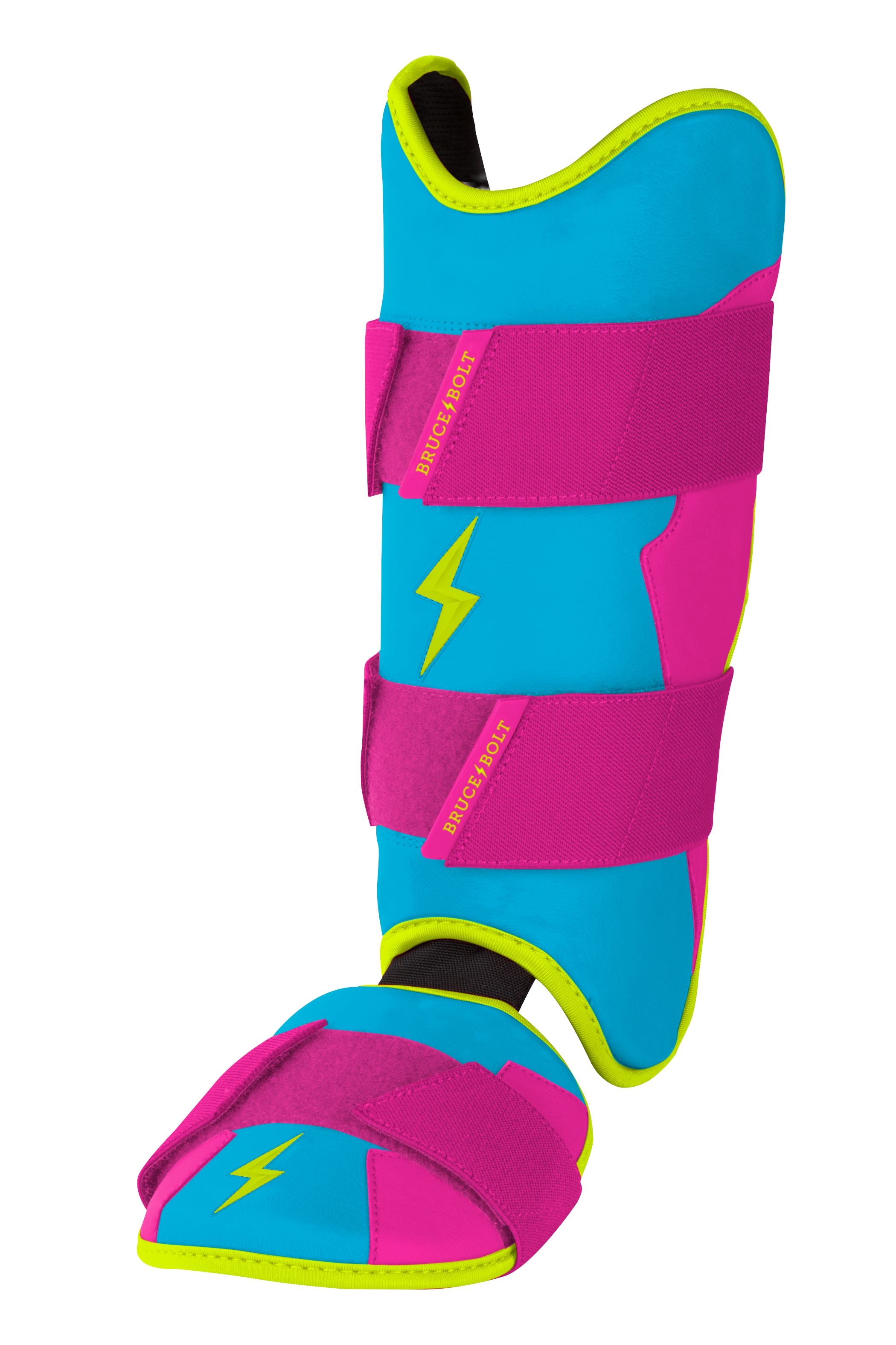 BRUCE BOLT Premium Pro Baseball Leg Guard - Caribbean Blue
