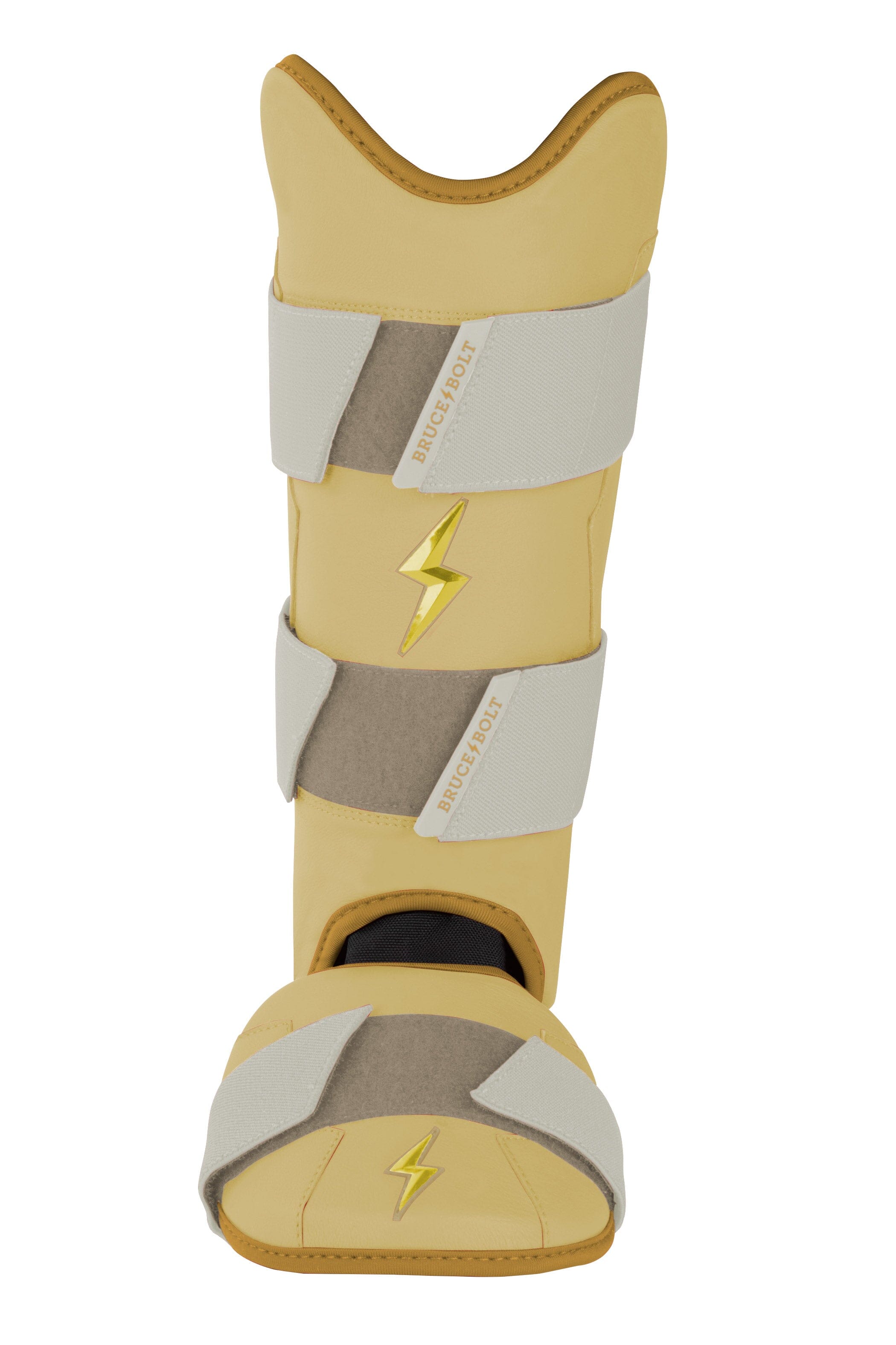 BRUCE BOLT Gold Series Baseball Leg Guard with Shark Skin Grip
