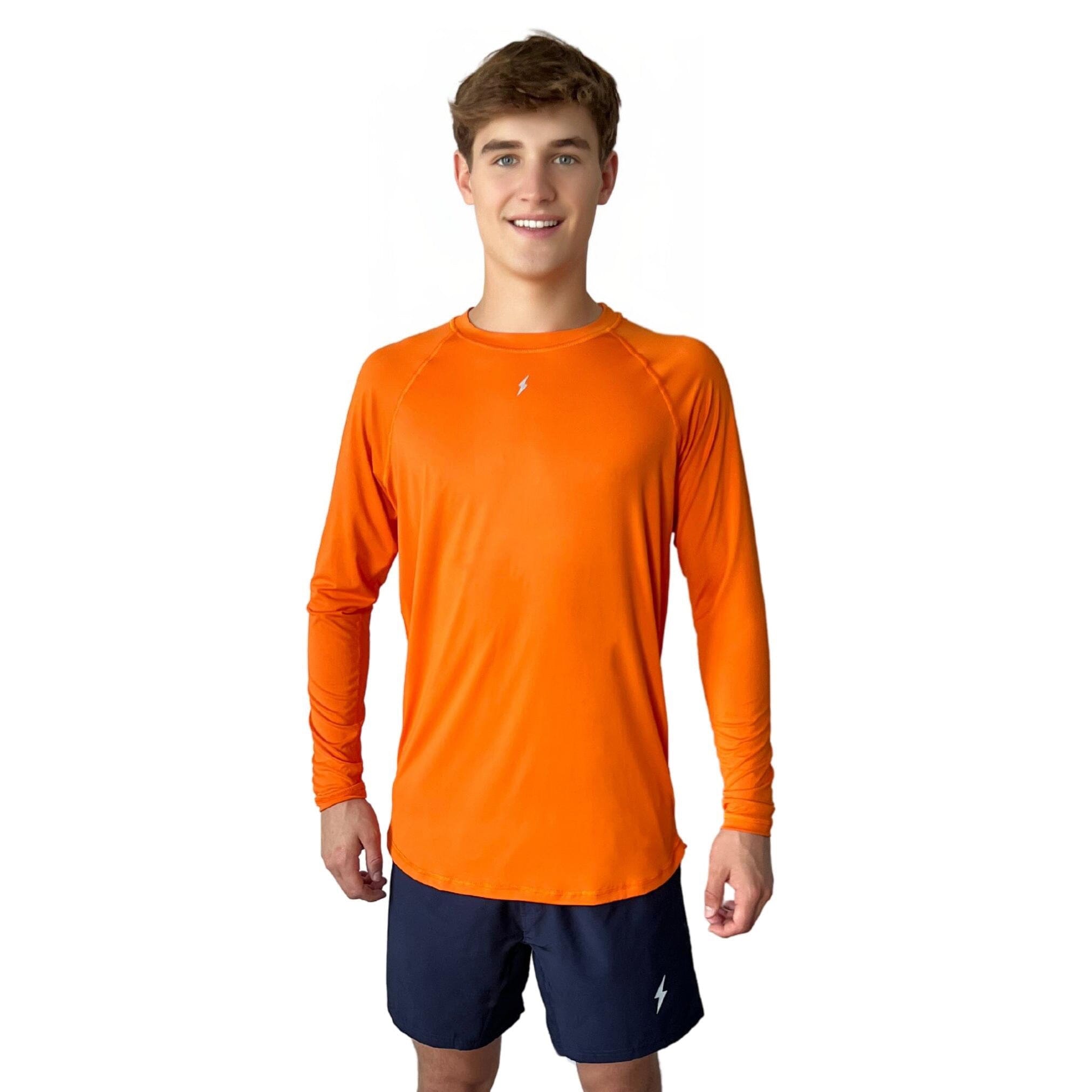 BRUCE BOLT Performance Long Sleeve T-Shirt with Reflective Logo