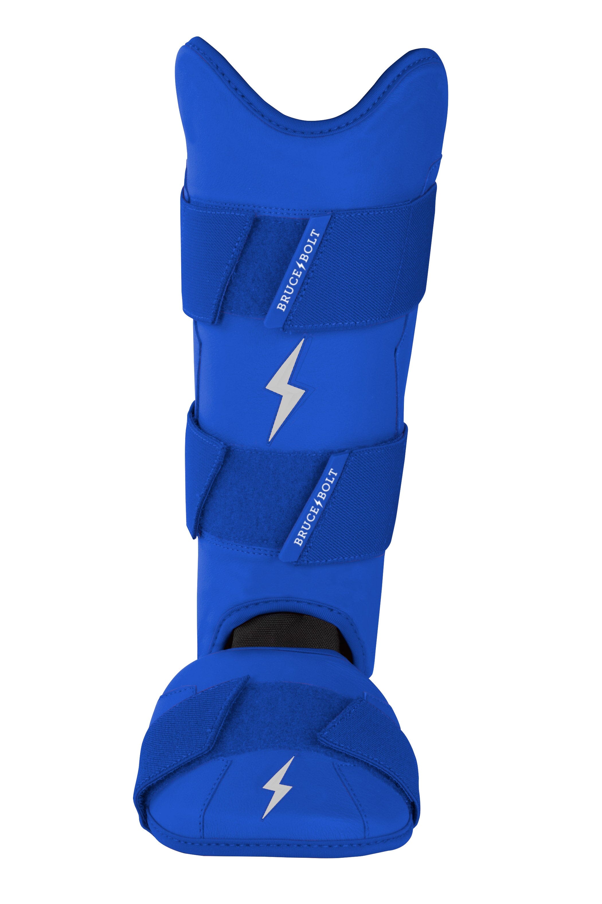 Bruce Bolt Premium Pro Leg & Ankle Guard - Royal, Moldable Shell