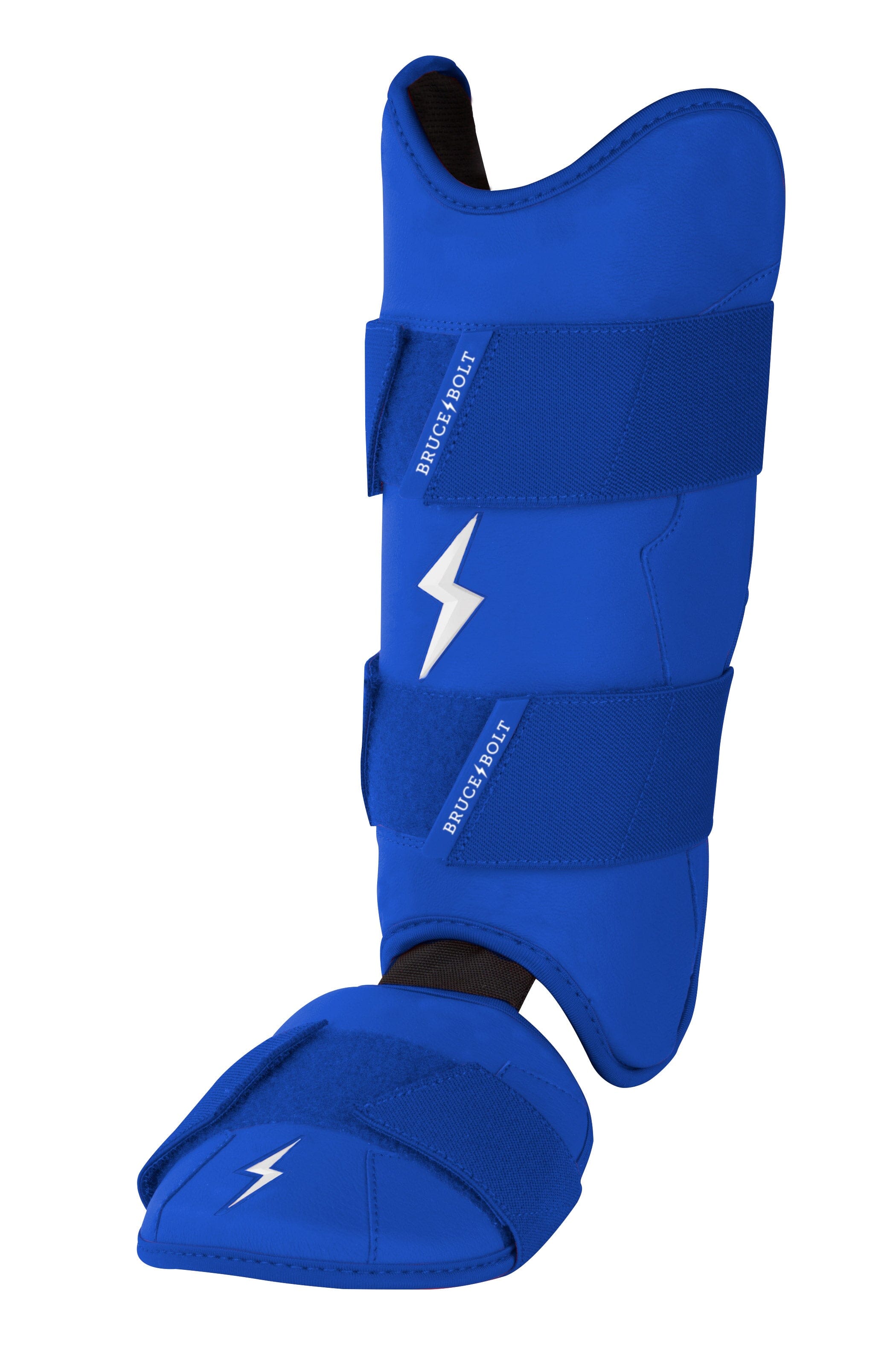 Bruce Bolt Premium Pro Leg & Ankle Guard - Royal, Moldable Shell