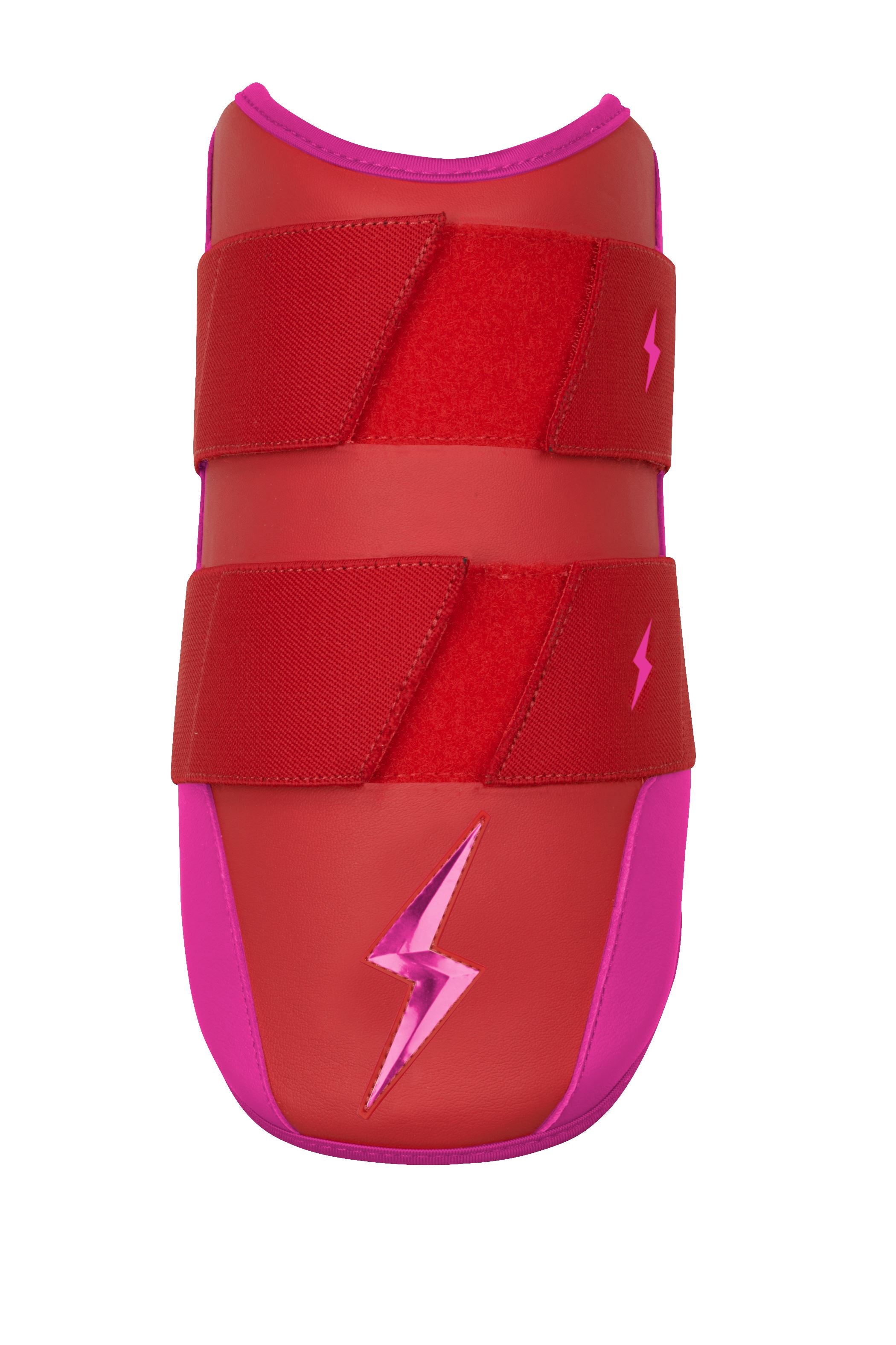 Bruce Bolt Pro 9" Elbow Guard - Moldable Shell, Sharkskin Grip, Bader Pink