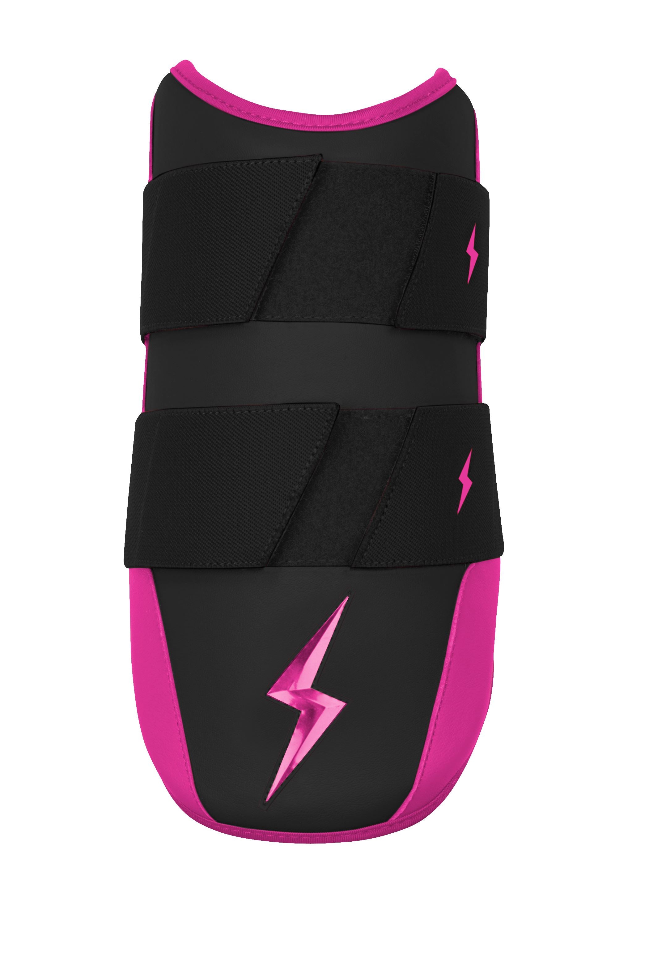 Bruce Bolt Pro 9" Baseball Elbow Guard - Black with Hot Pink