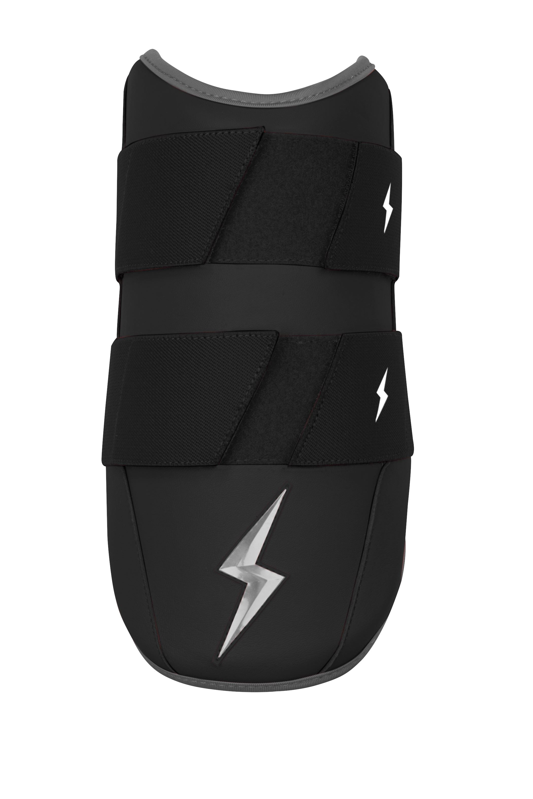 Bruce Bolt Pro 9" Baseball Elbow Guard - Chrome Black
