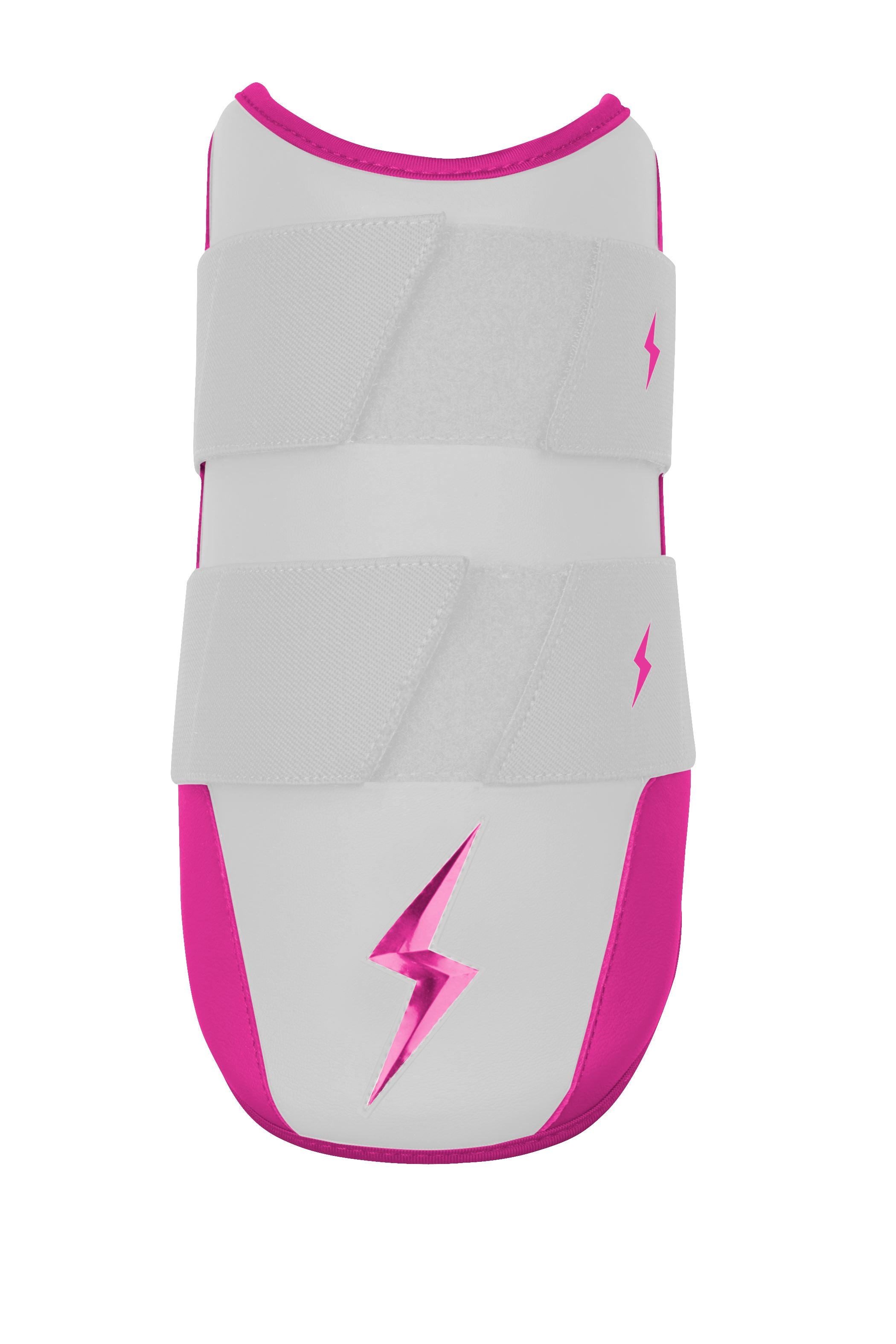 Bruce Bolt Pro 9" Elbow Guard - Chrome Pink, Moldable Shell & Sharkskin Lining