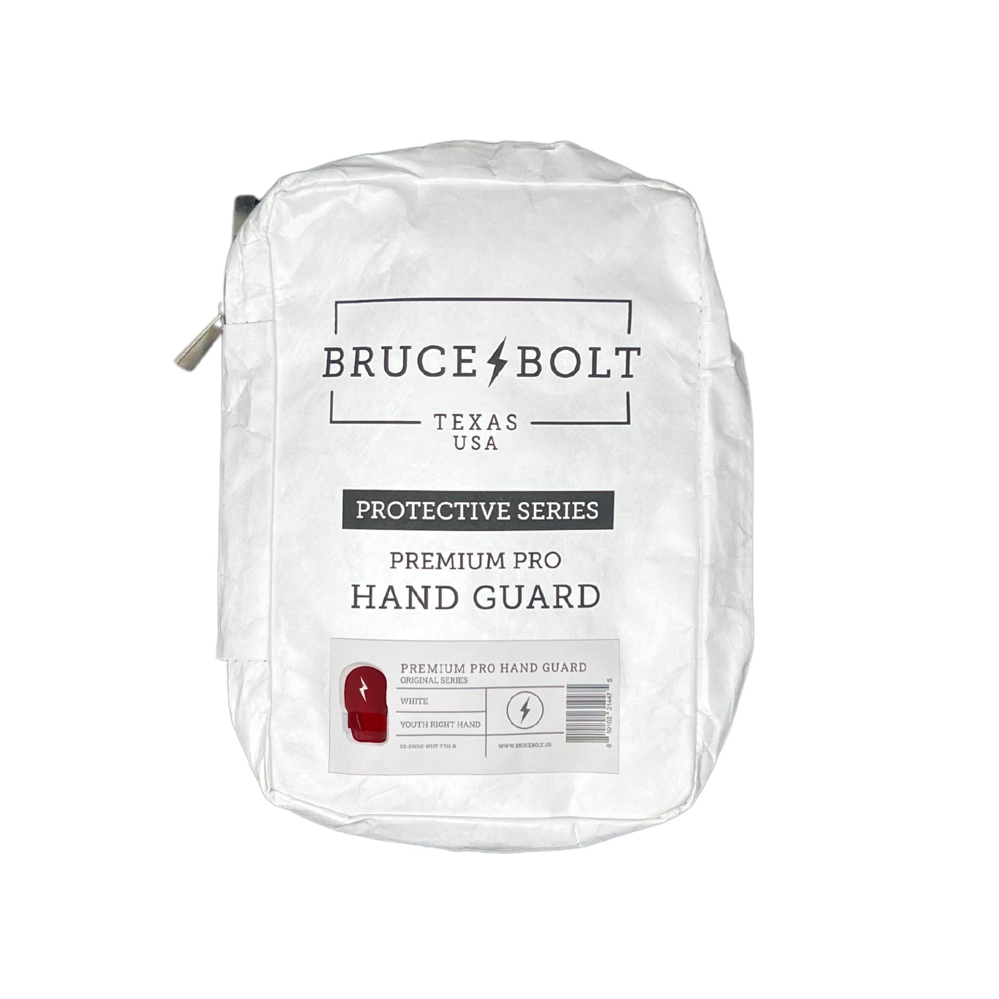Bruce Bolt Premium Pro Left Hand Batting Guard - Red