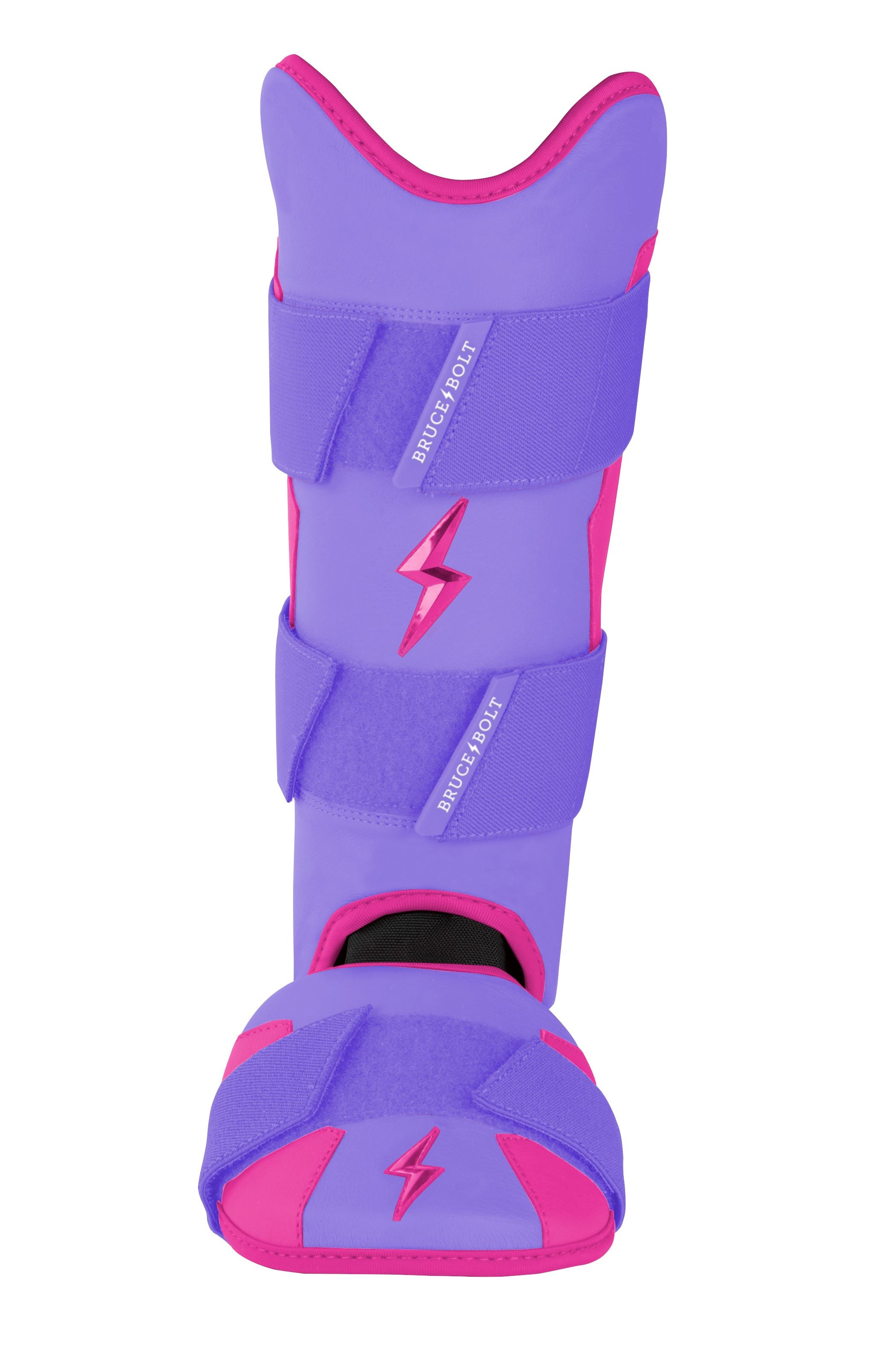 Bruce Bolt Premium Pro Leg & Ankle Guards - Moldable Shell, Lavender