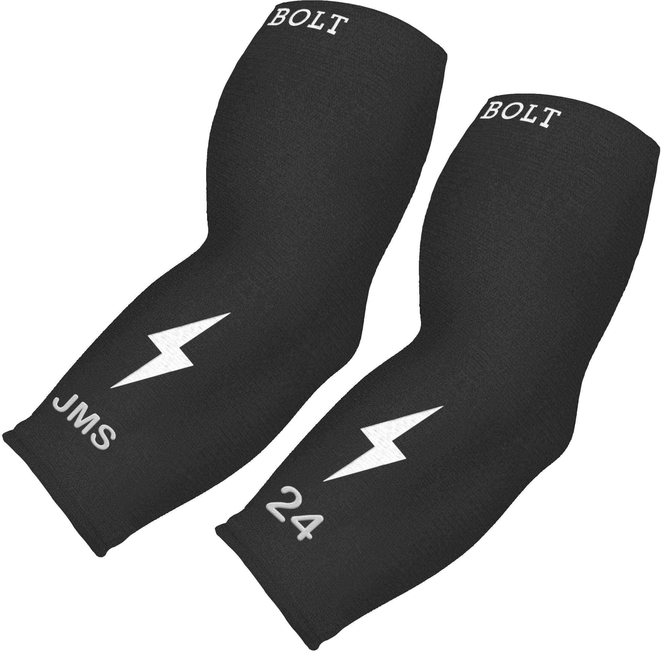 Bruce Bolt Personalized 3/4 Compression Arm Sleeve - Black
