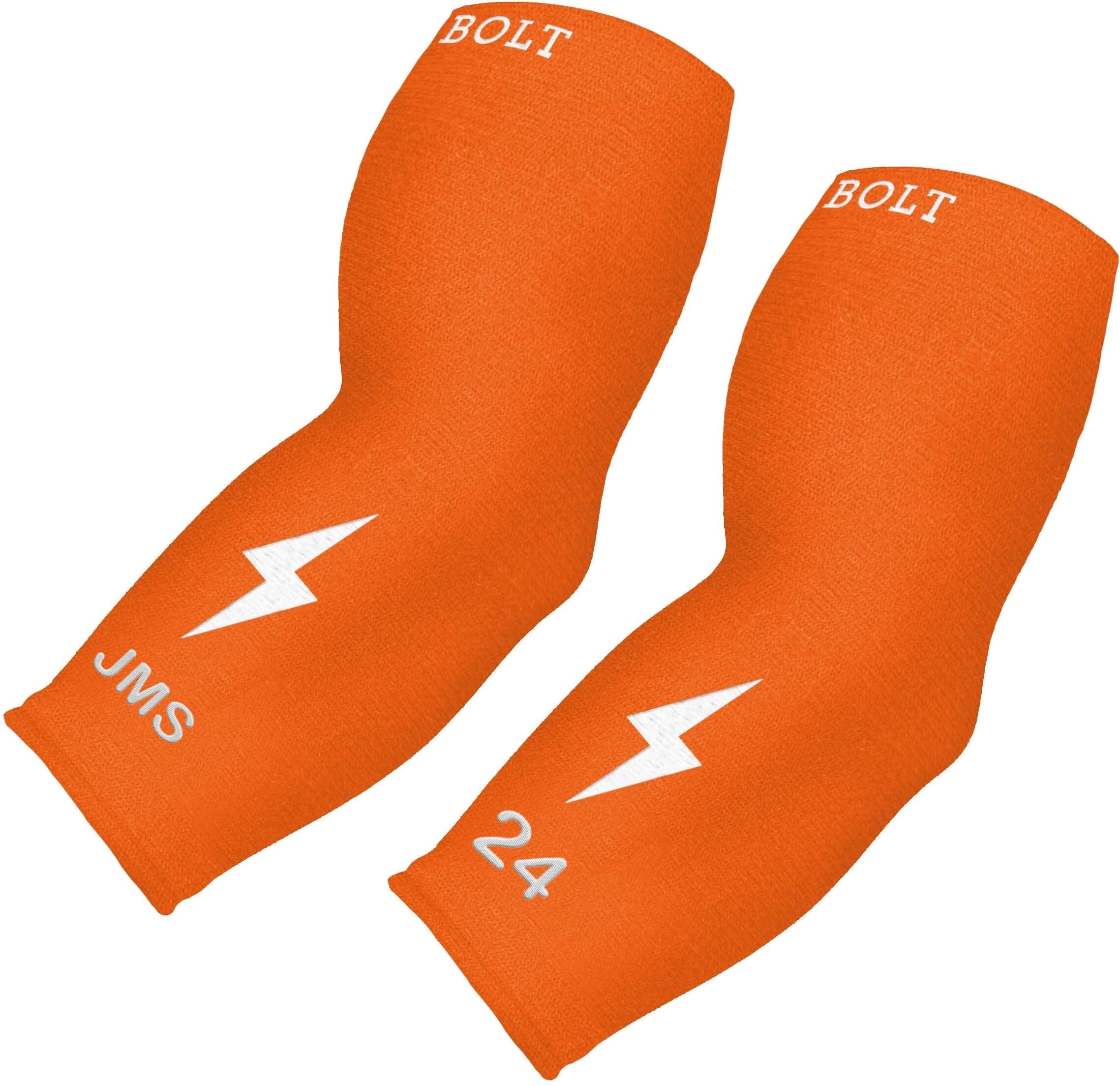 Bruce Bolt 3/4 Compression Arm Sleeve - Orange, Personalized Fit