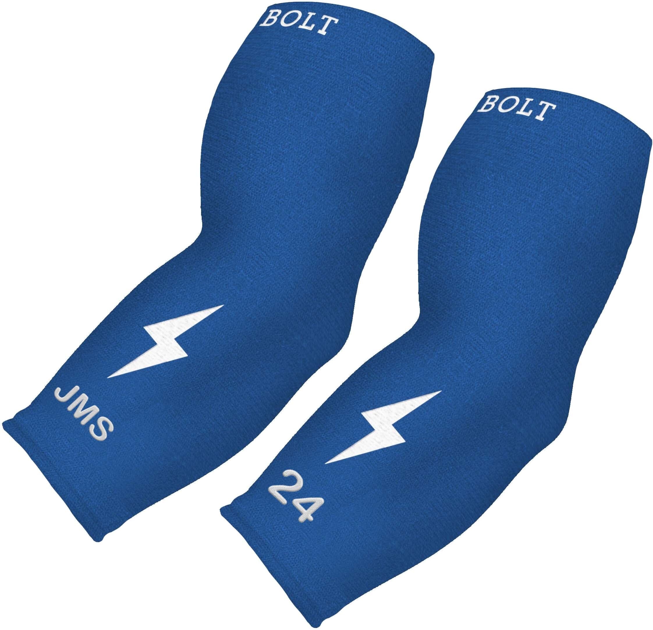 BRUCE BOLT 3/4 Compression Arm Sleeve - Royal Personalized