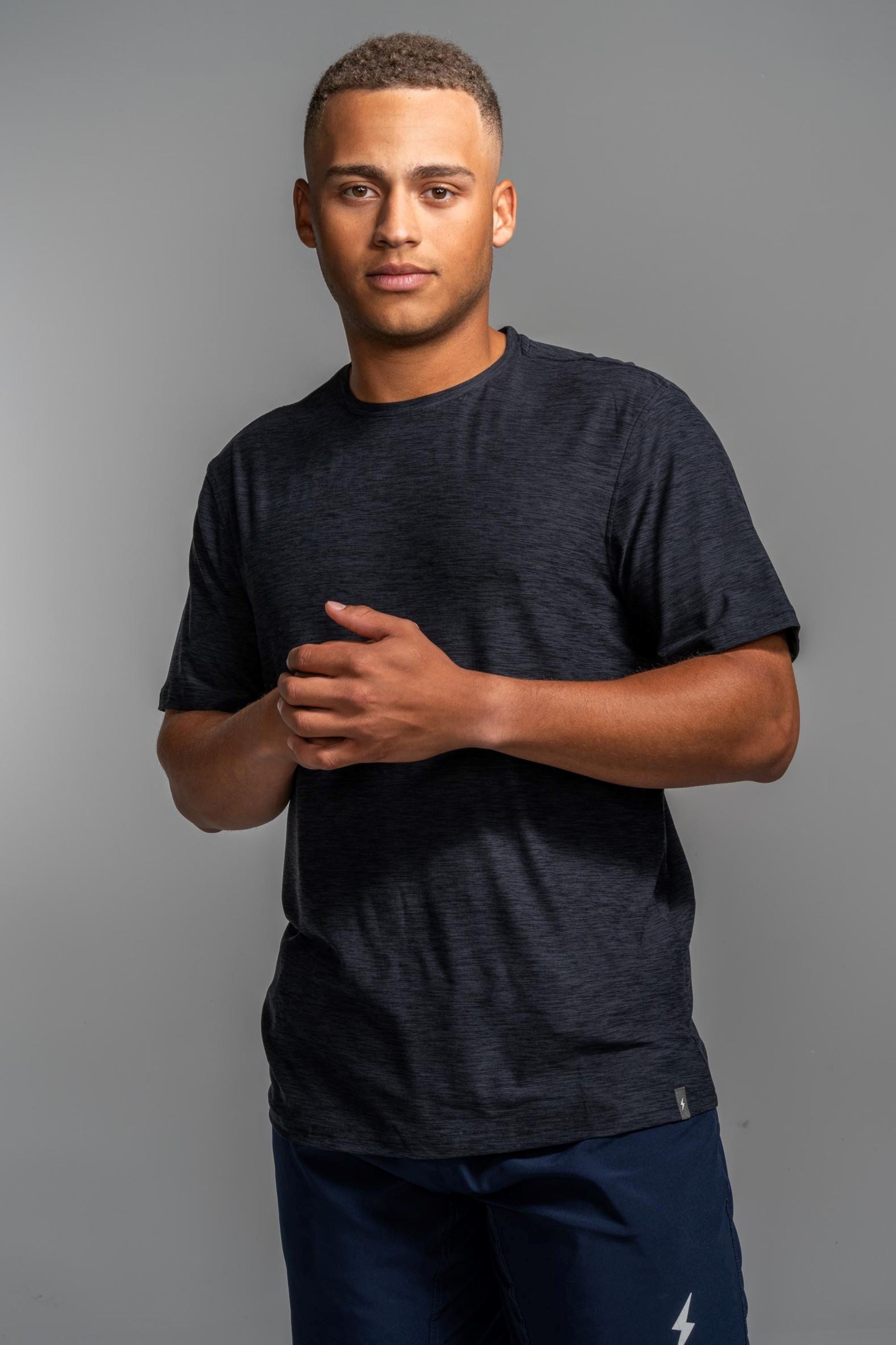 Bruce Bolt SuperSoft Performance T-Shirt - Charcoal Athletic Tee