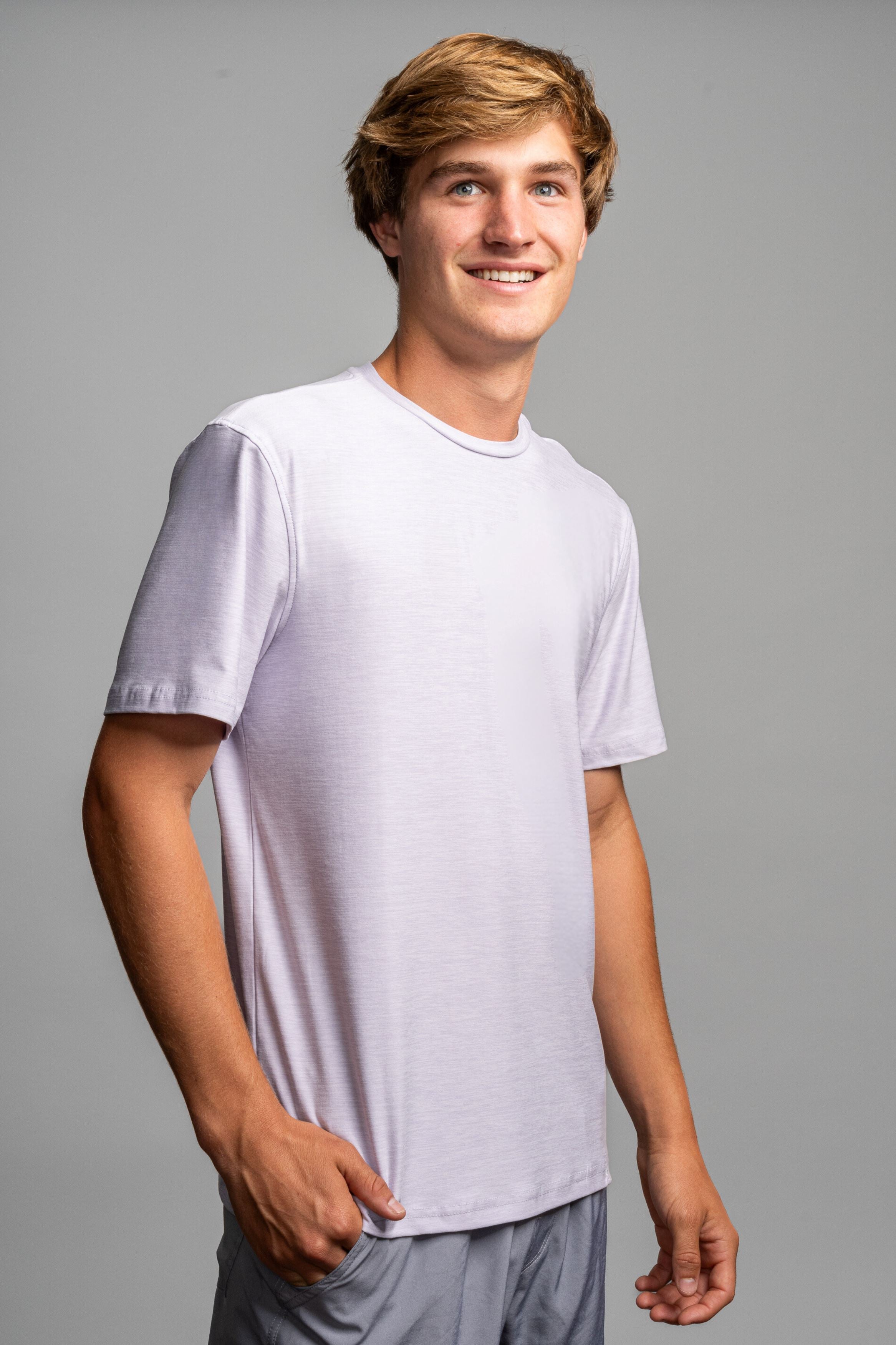 BOLT SuperSoft T-Shirt for Men | Breathable & Stretchy Periwinkle Tee