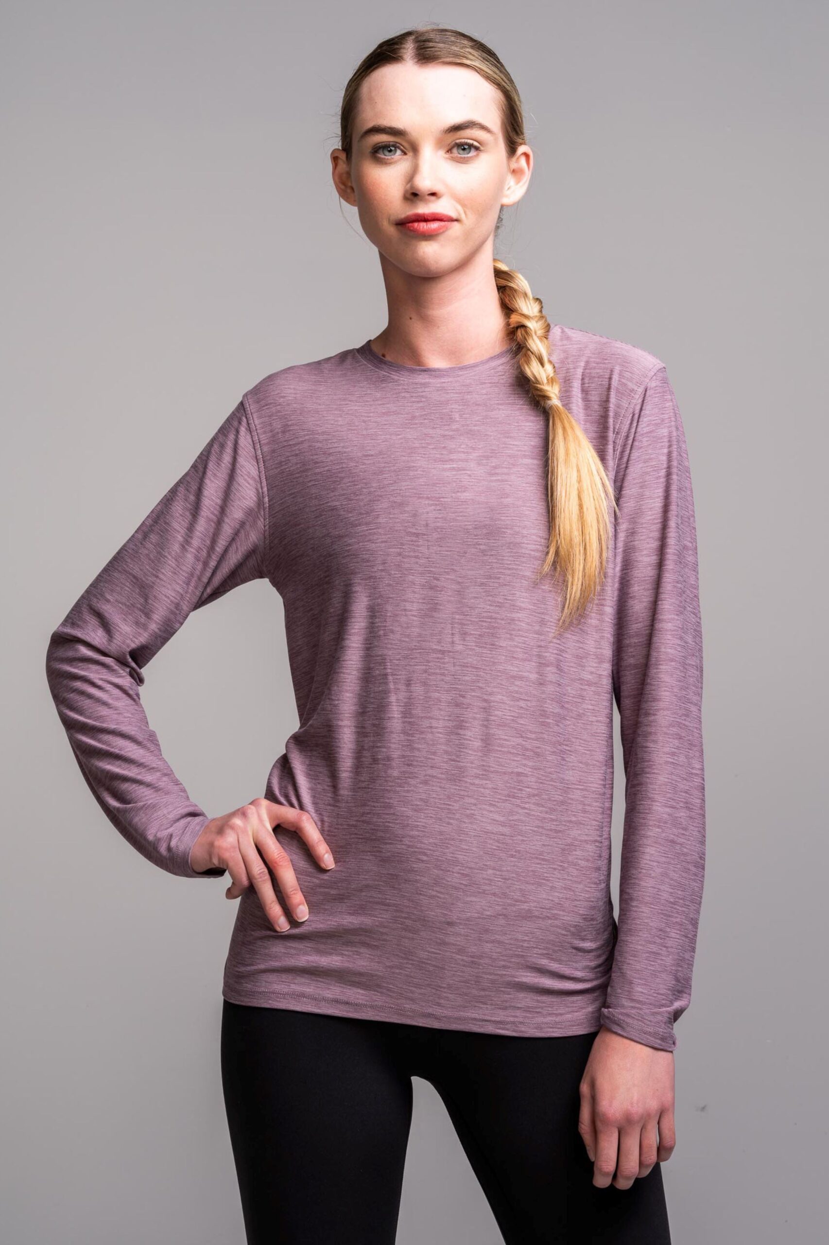 Women's SuperSoft Long Sleeve T-Shirt | Breathable & Stretchy | Cranberry
