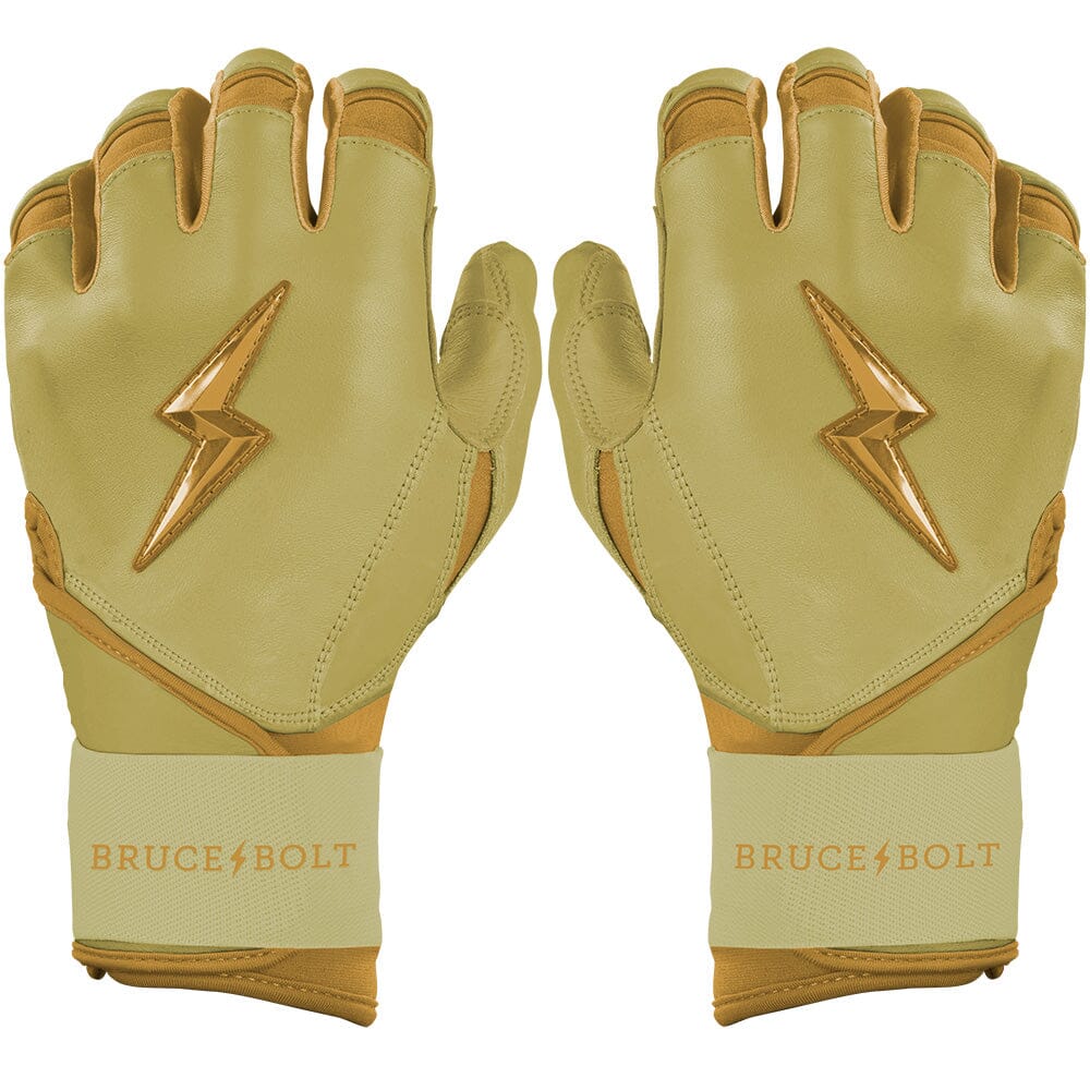Bruce Bolt Gold Series Premium Batting Gloves – 1.2mm Cabretta Leather